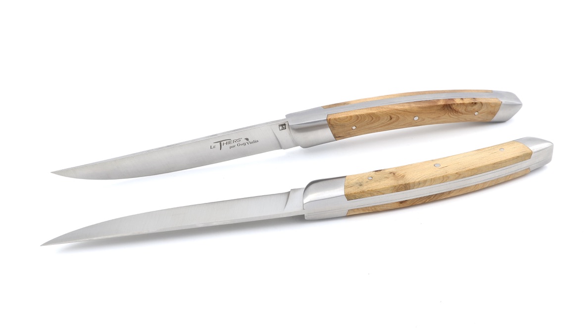 Château Laguiole Signature Steakknives juniper set of two