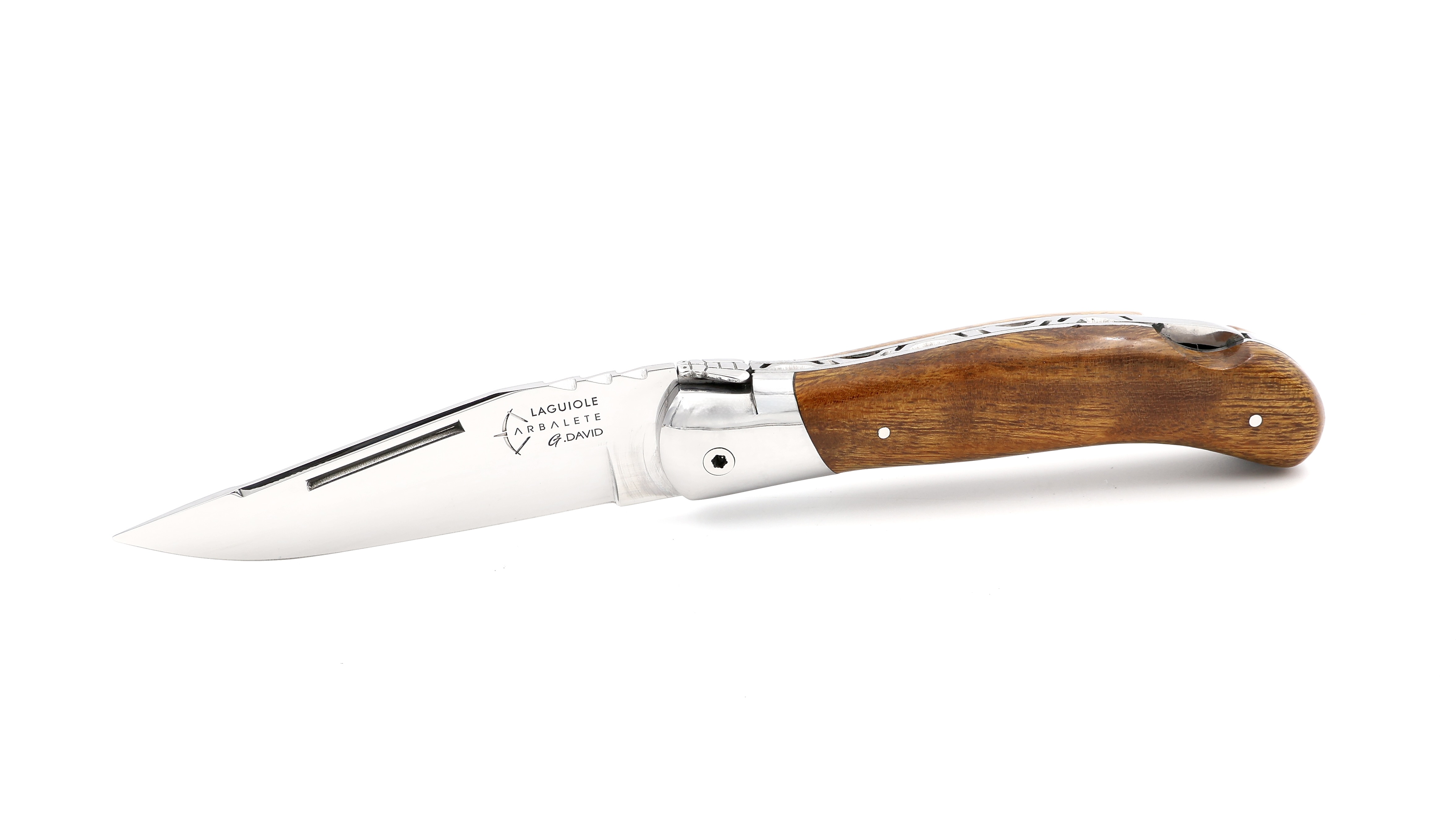 Couteau Laguiole G. David 26112 - Manche 12cm bois genévrier Couteau Laguiole G. David 26112 - Manche 12cm bois genévrier