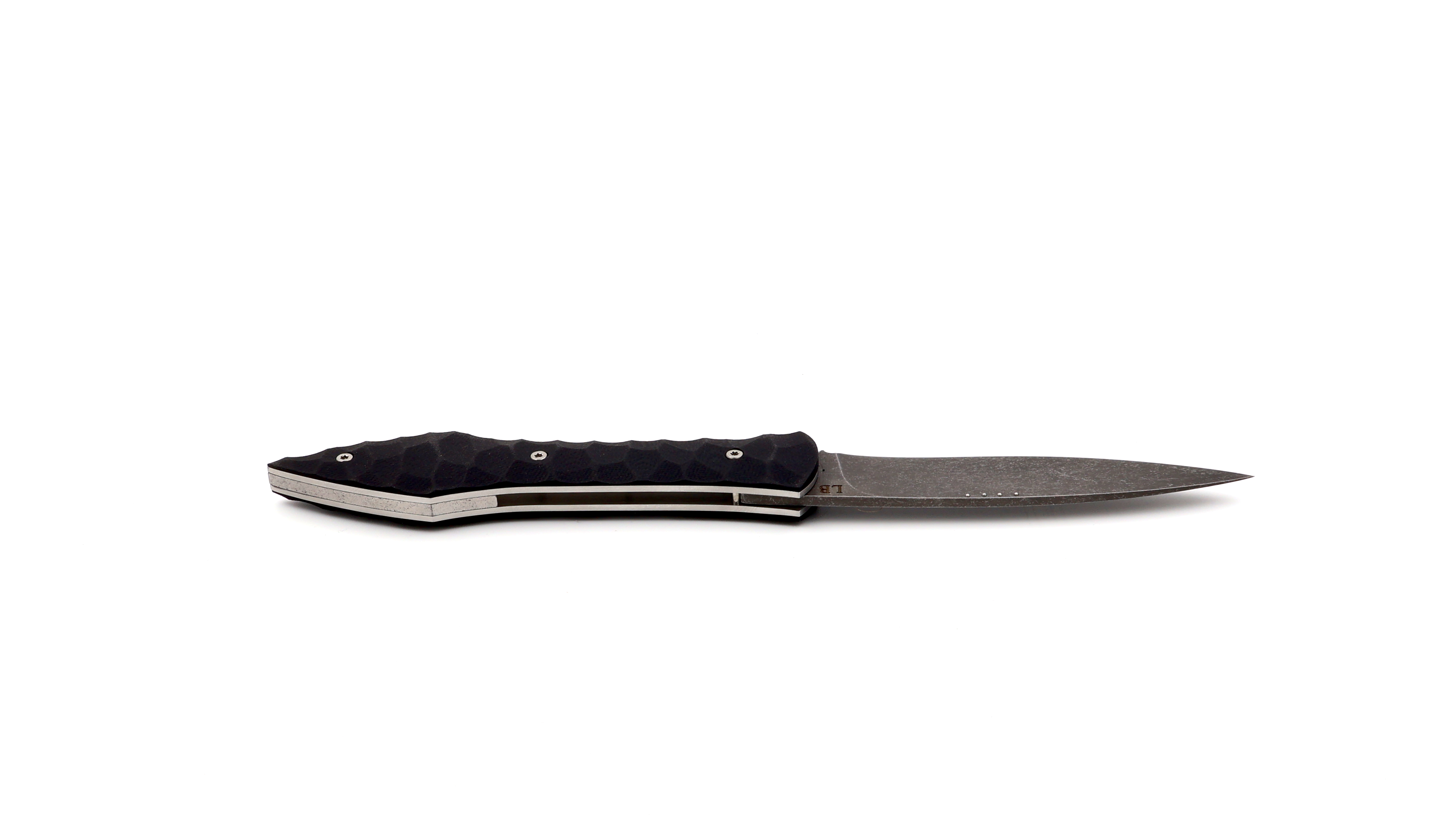 Laraud Blades L’Oegopsyde faceted black G10