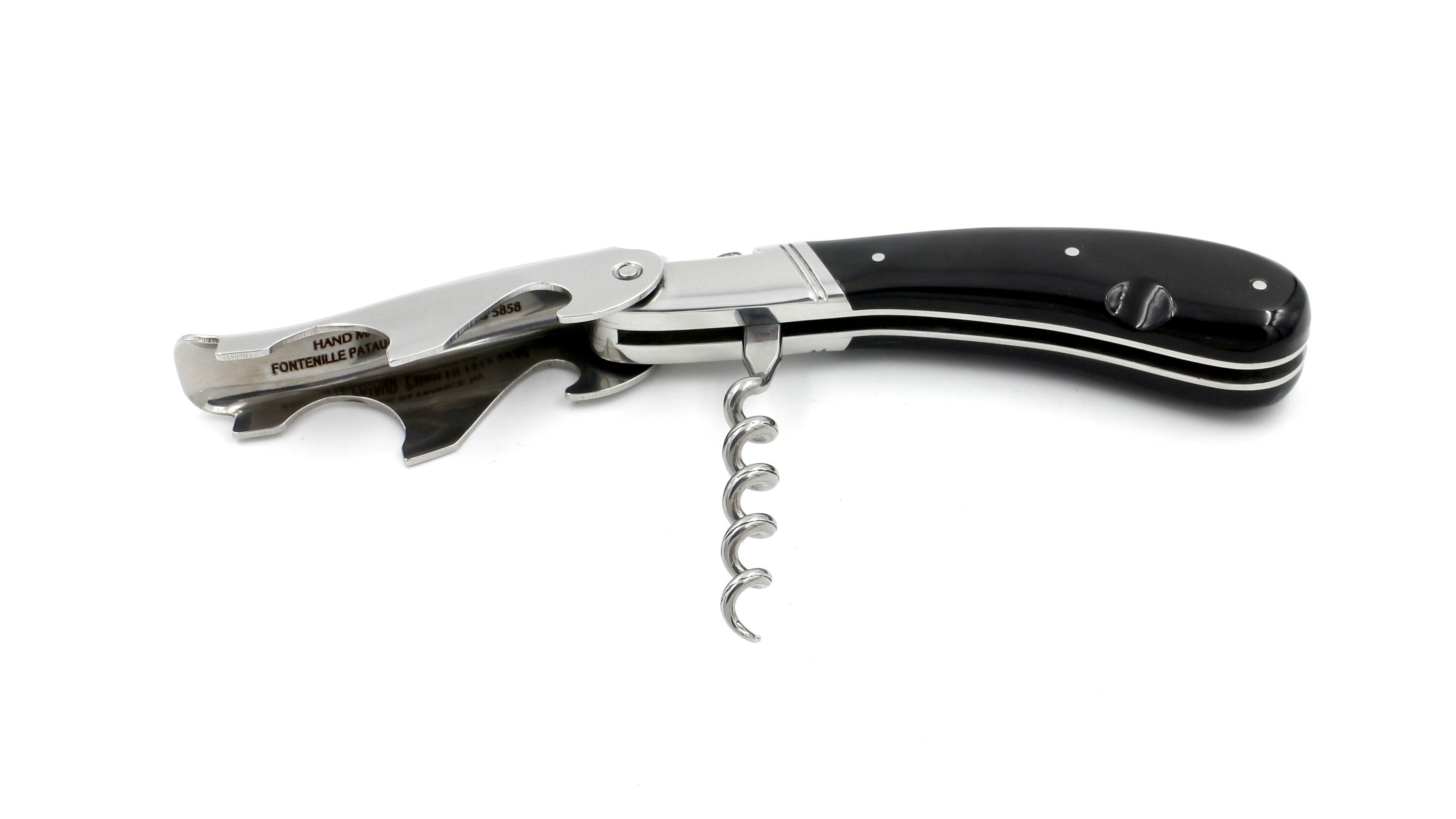 Fontenille Pataud Laguiole MAGNUM Sommelier knife buffalohorntip