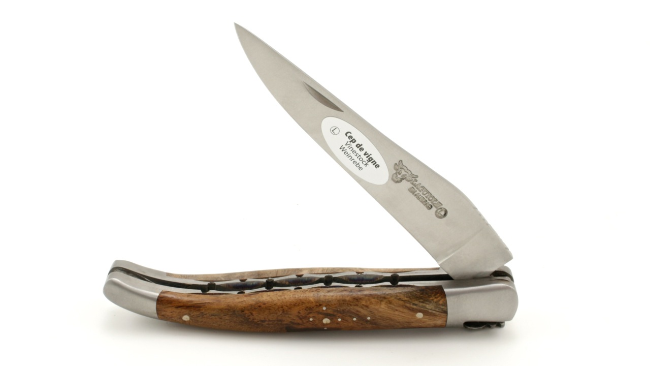 Laguiole en Aubrac Weinstock Doppelplatine 12 cm