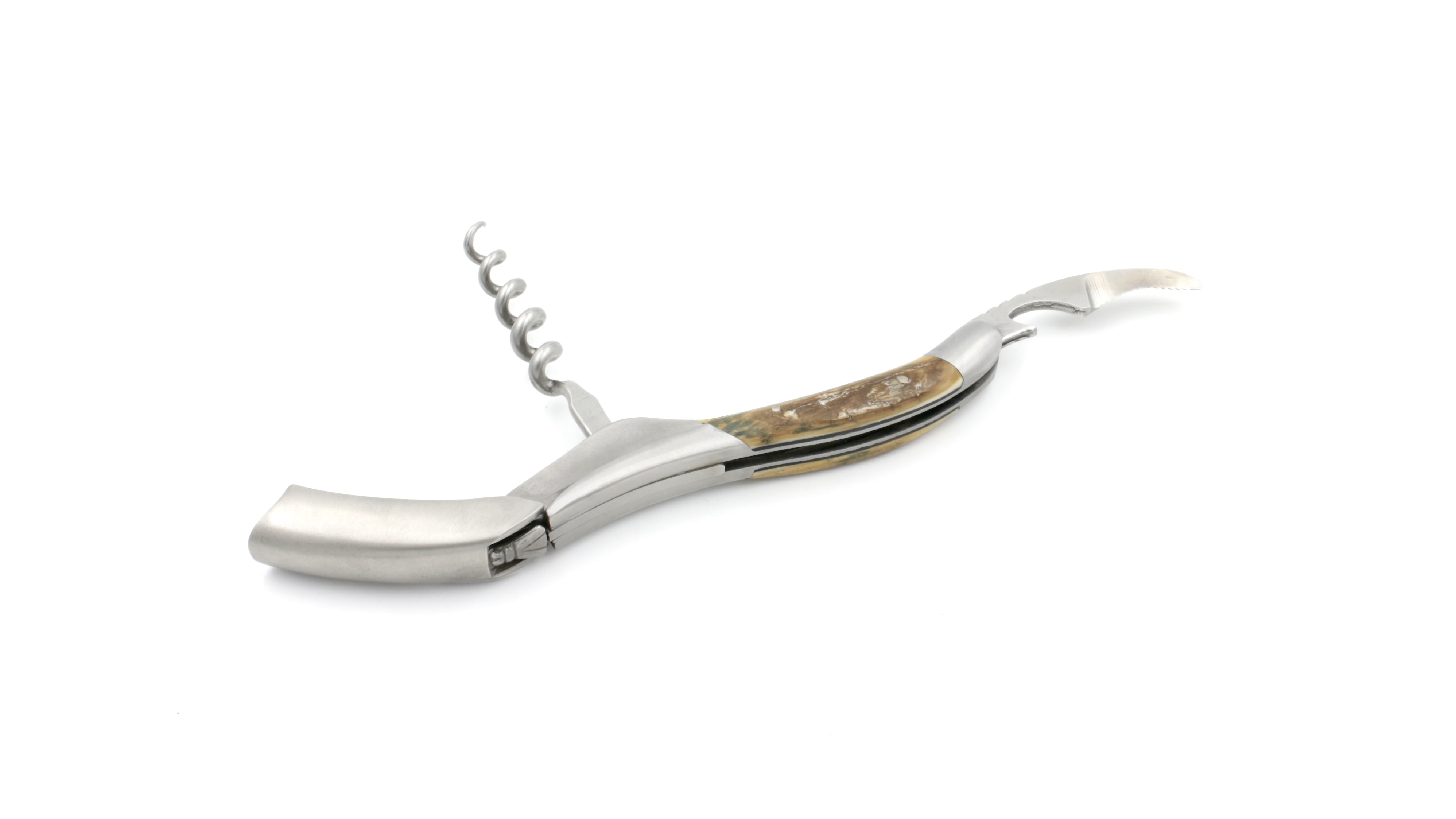 Laguiole en Aubrac Laguiole Sommelier knife Mammout croute mat