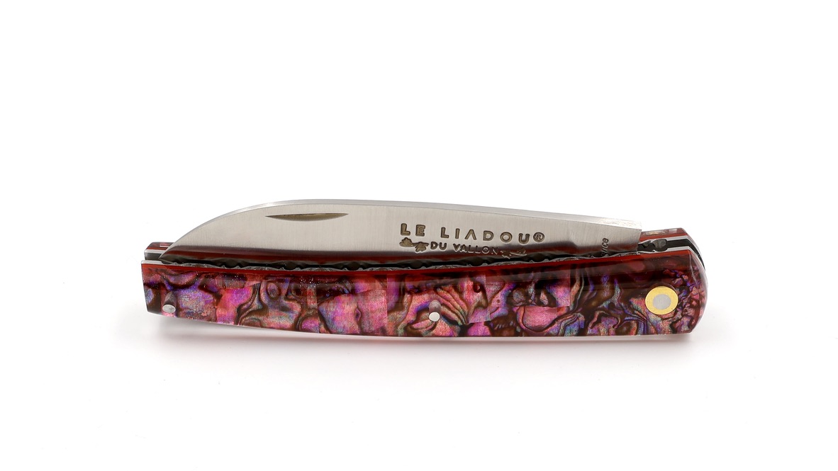 Liadou du Vallon® PETIT abalone red chiseled 10,5 cm