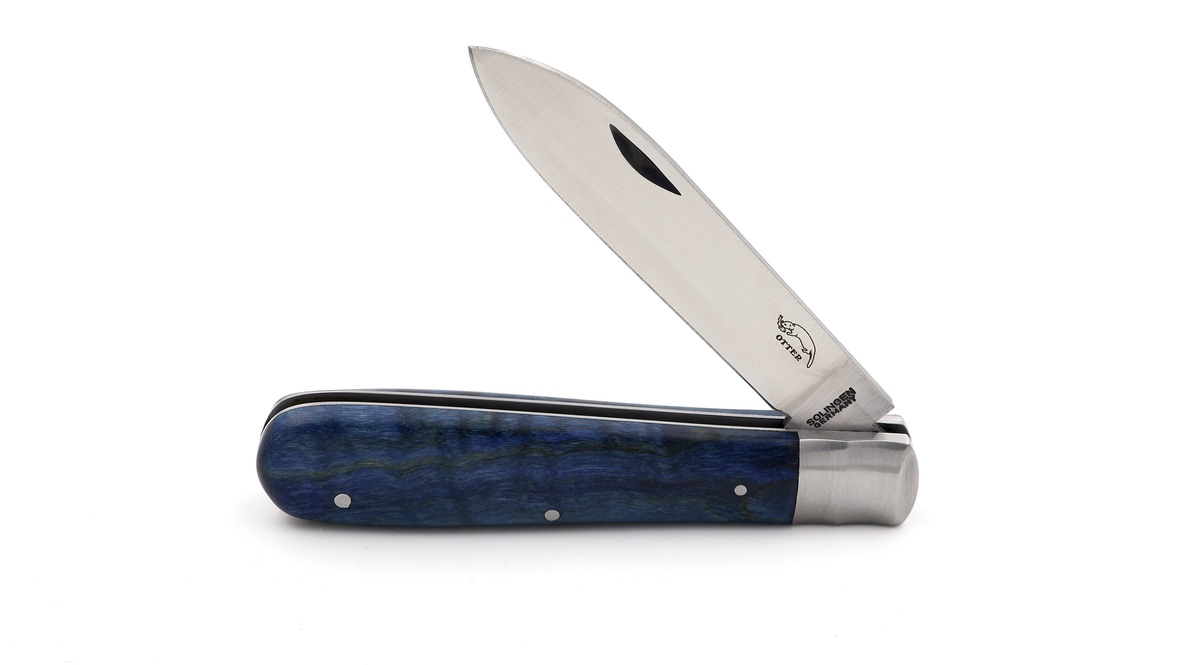 OTTER Taschenmesser Draco Pappelholz blau Carbon