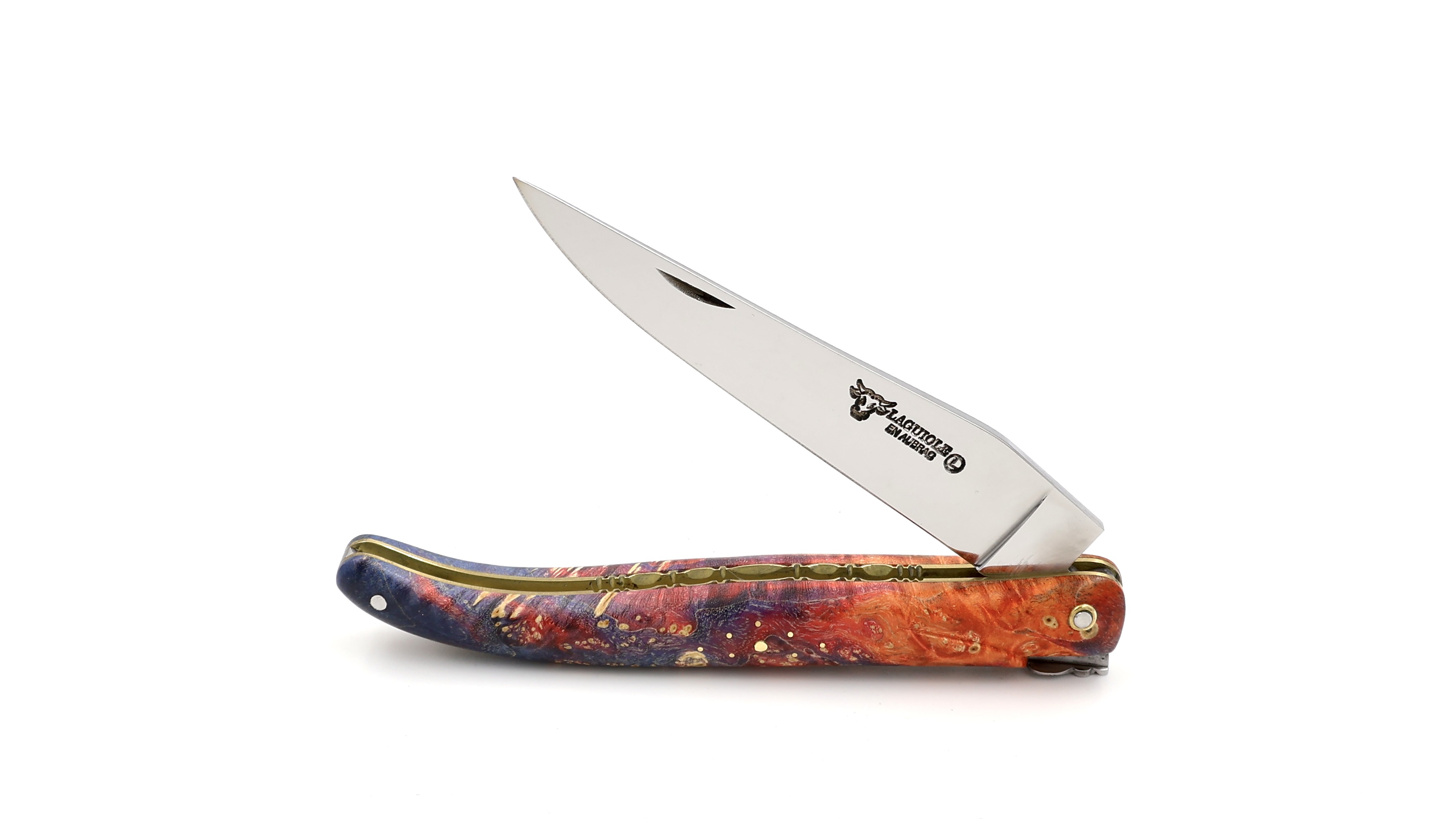 Laguiole en Aubrac Meisterstück ECLIPSE Holunder-Wurzelholz 12 cm  