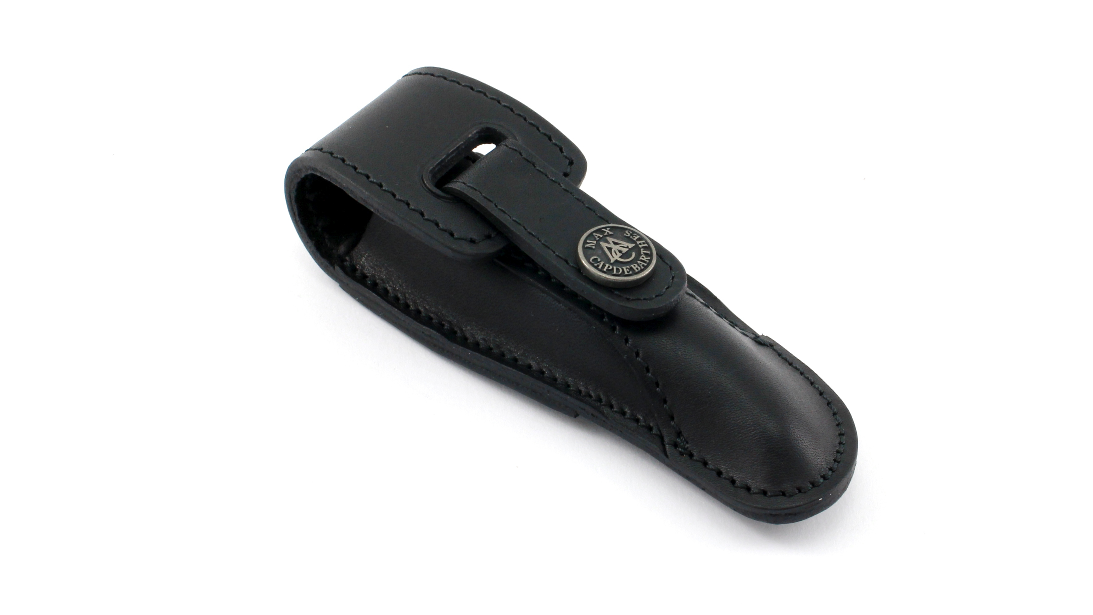Laguiole-Prestige-11cm-Noir Laguiole Gürteletui PRESTIGE von MAX CAPDEBARTHES