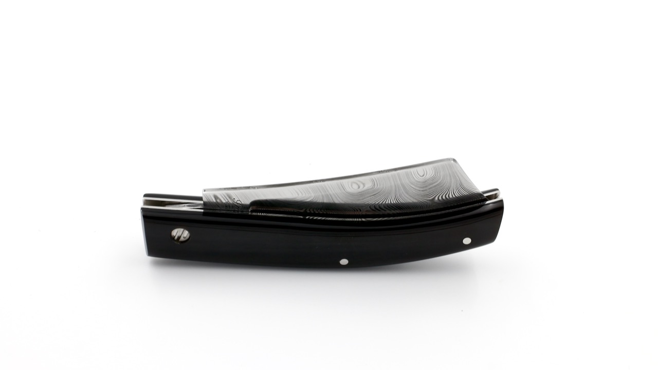 Saladini knife RASOLINO buffalo horn damascus 