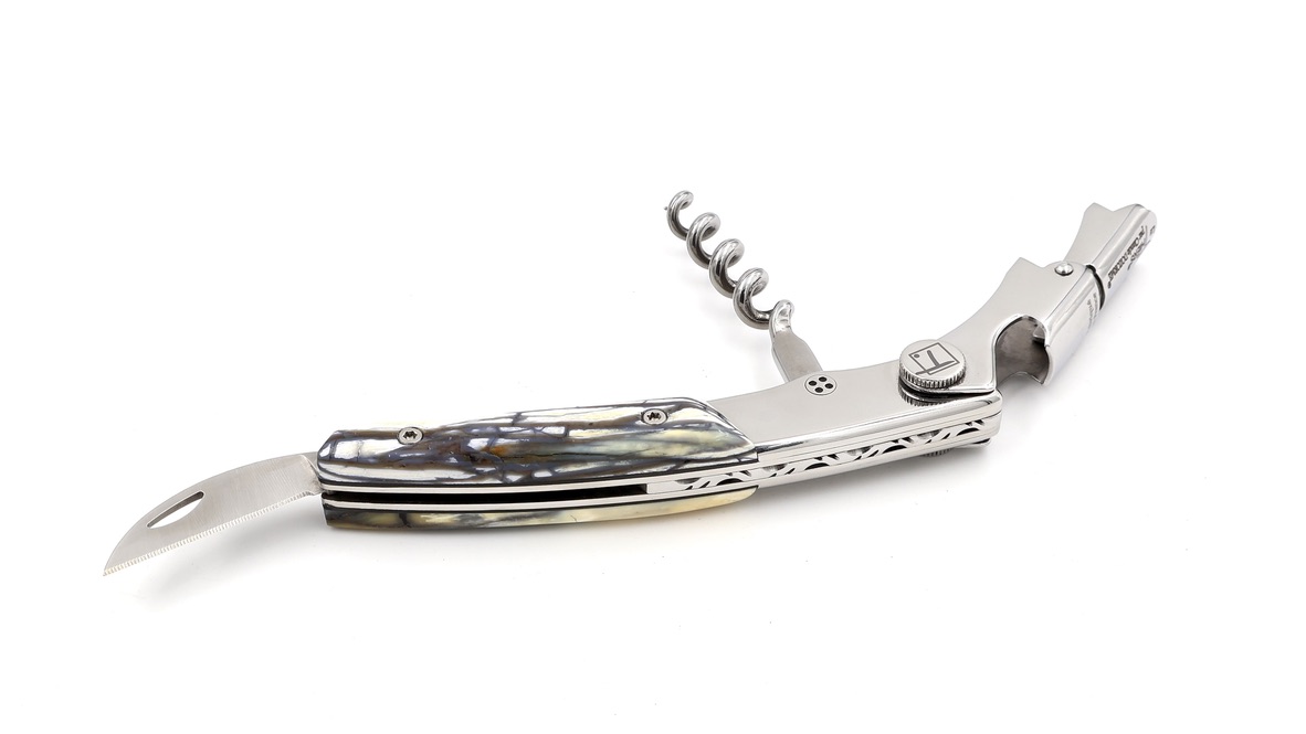 Claude DOZORME Thiers Sommeliermesser LUX Mammutelfenbein zweistufig