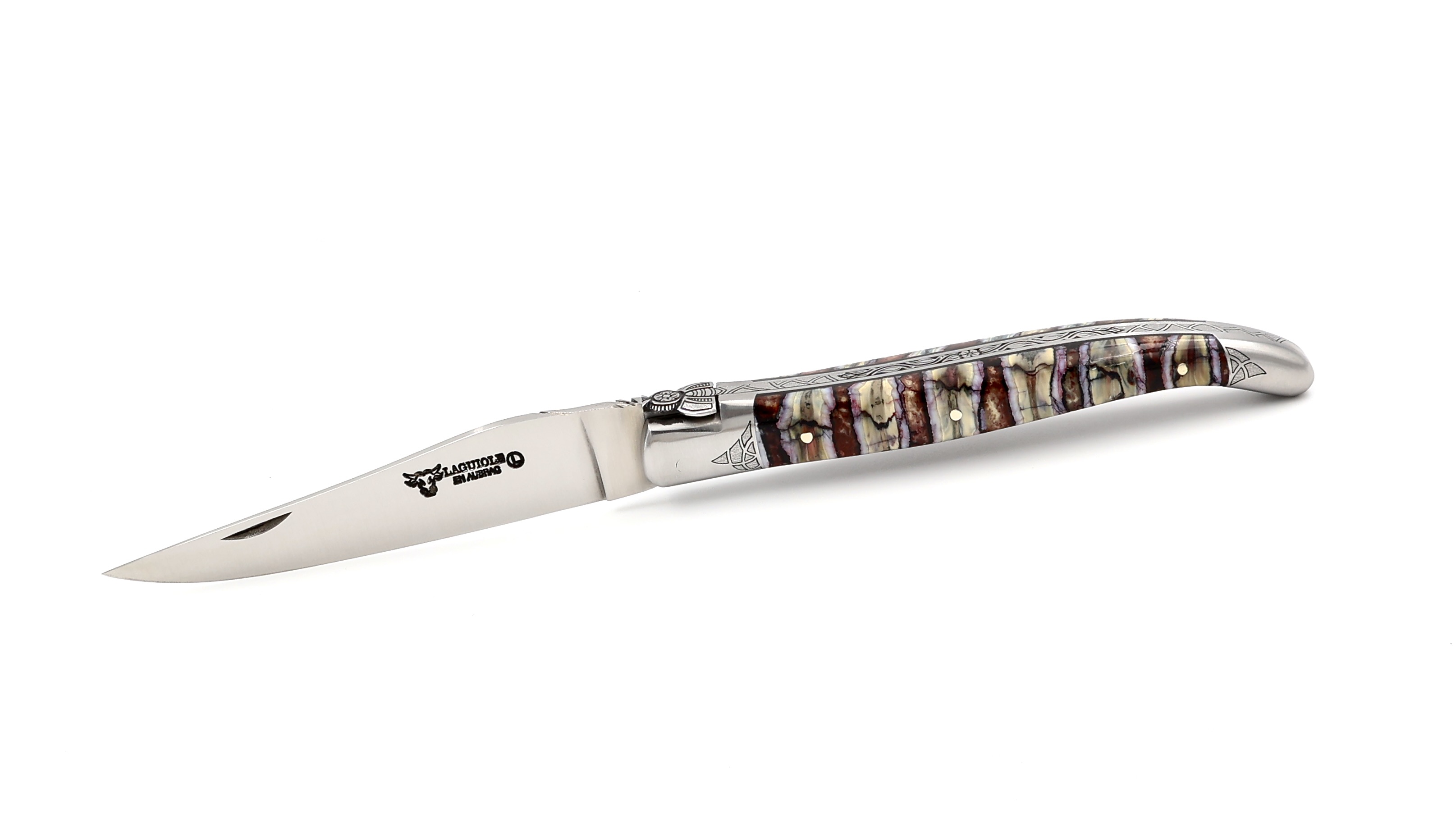 Meisterstück Laguiole en Aubrac Mammut-Backenzahn rosé 12 cm    