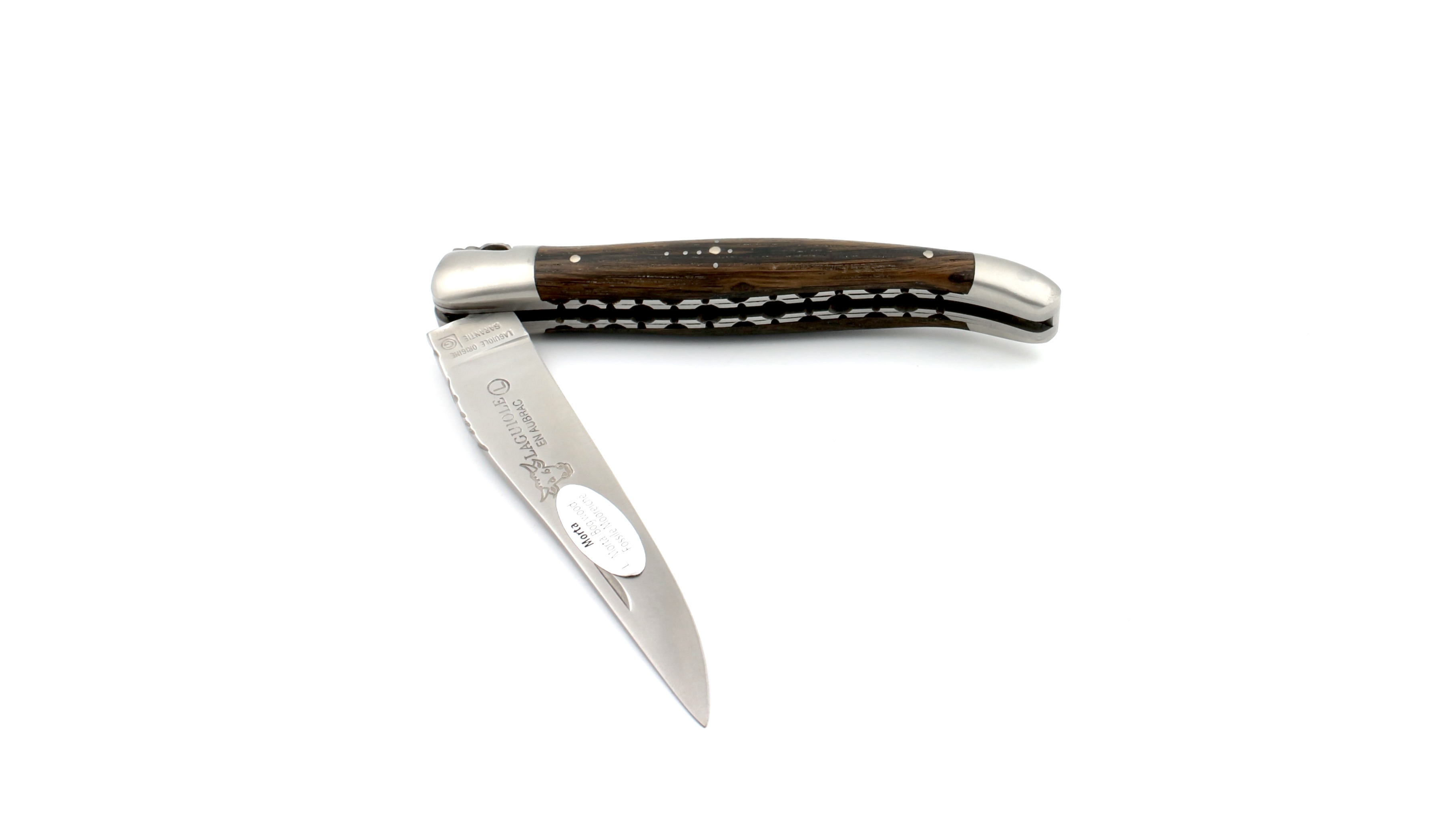 Laguiole en Aubrac Mooreiche Doppelplatine 12 cm