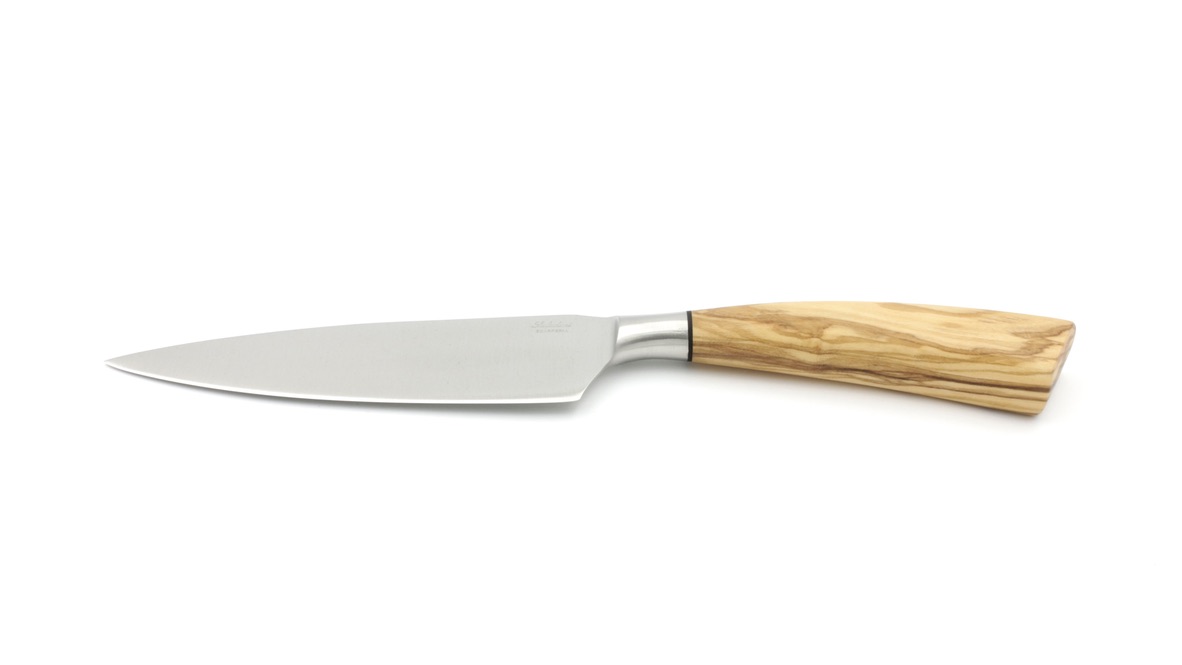 Saladini kleines Kochmesser Olive 16,5 cm