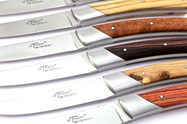 Chambriard Thiers Steakmesser gemischte Hölzer 6-teilig