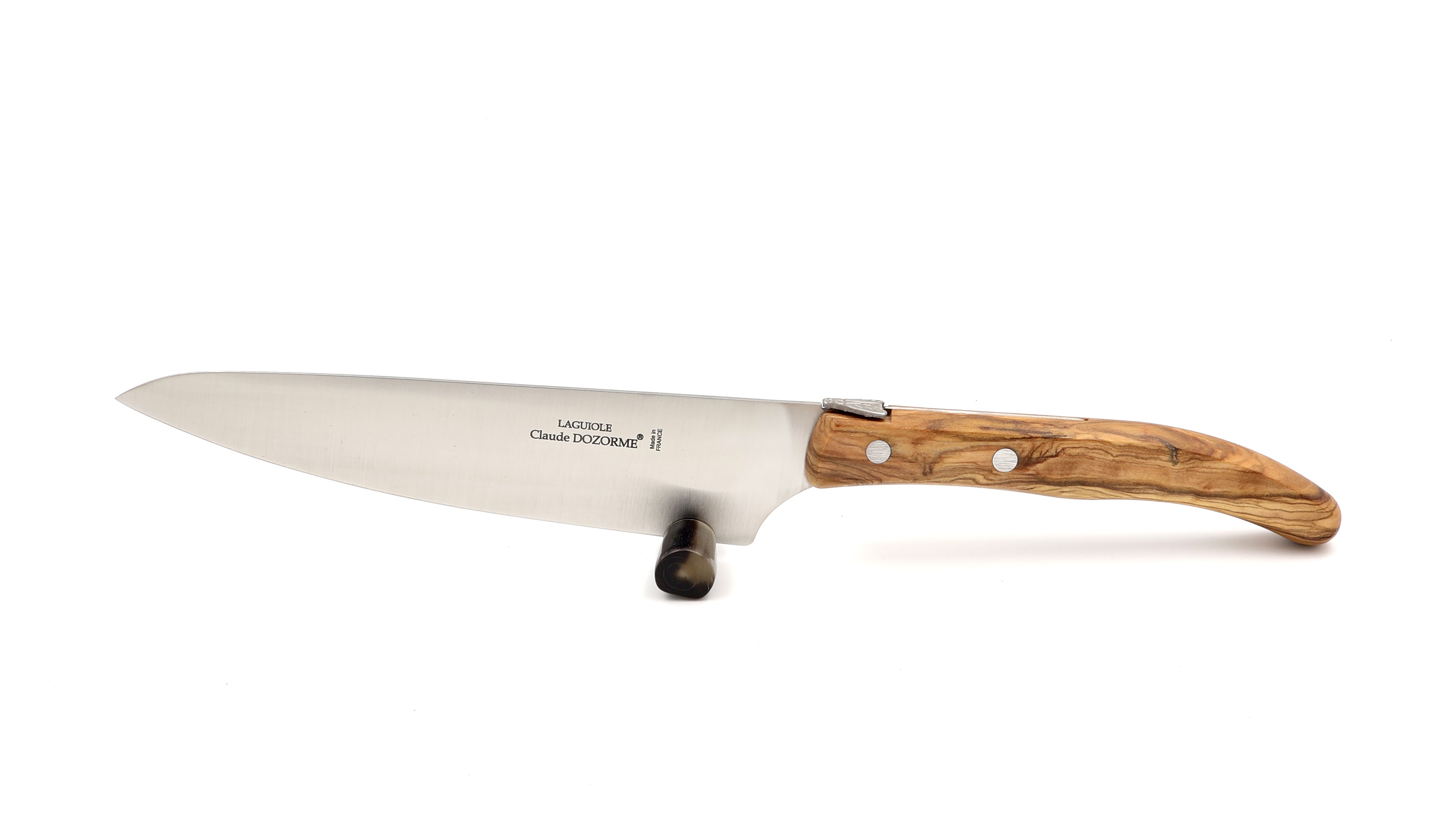 Claude DOZORME Laguiole Kochmesser Set 3-tlg. Olive 