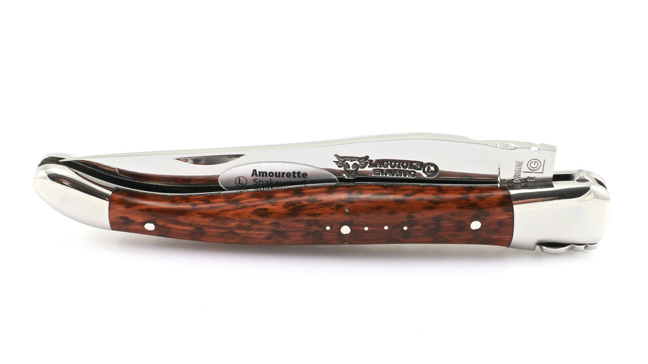 Laguiole en Aubrac amourette/snakewood 12 cm