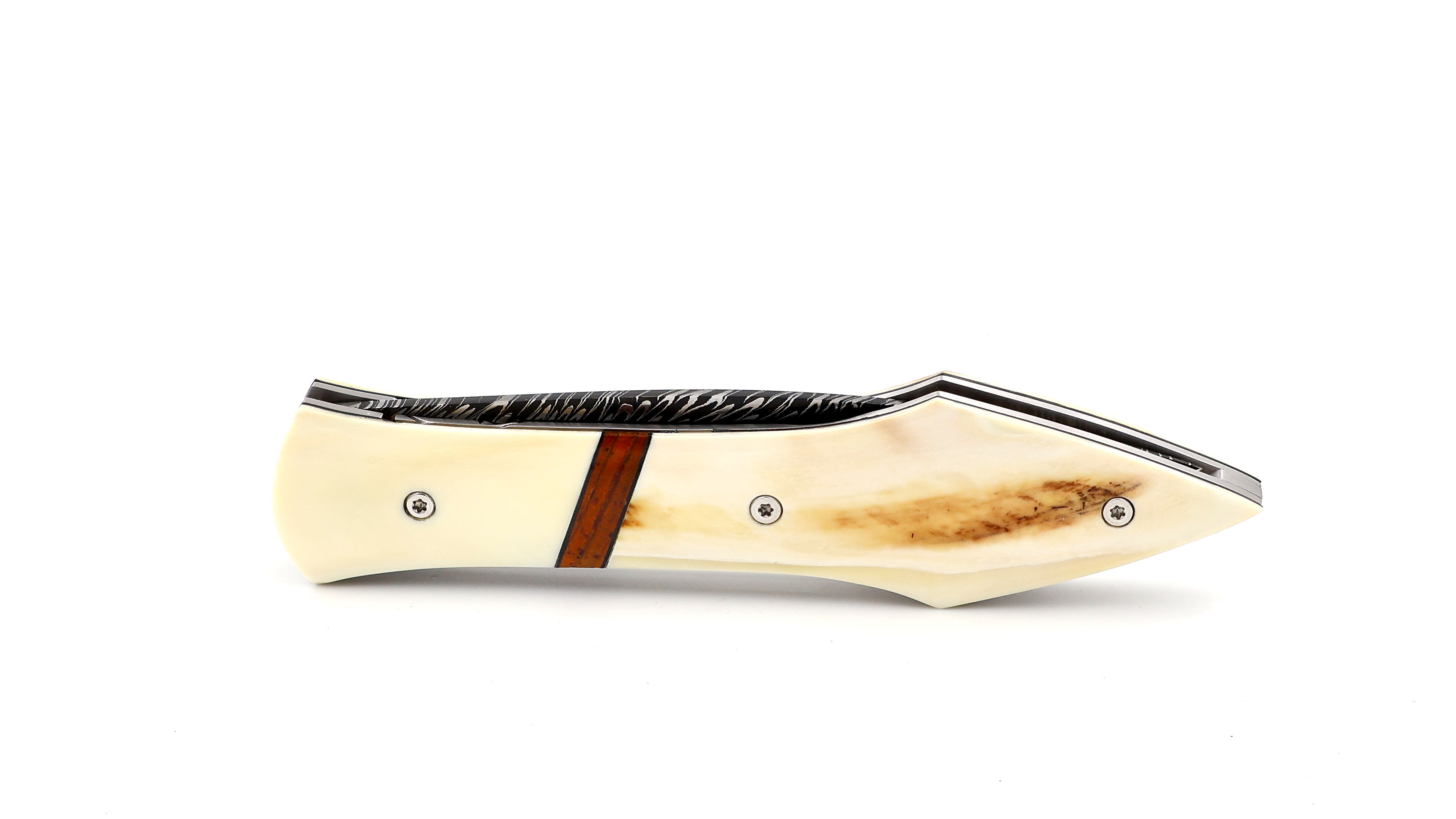 Laraud Blades L’Oegopsyde warthog ivory & damascus blade