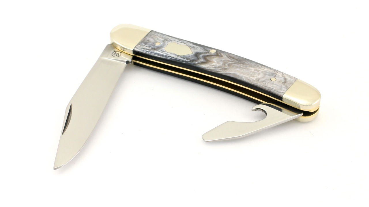 09802031 Hartkopf Solingen pocketknife horntip with bottel opener