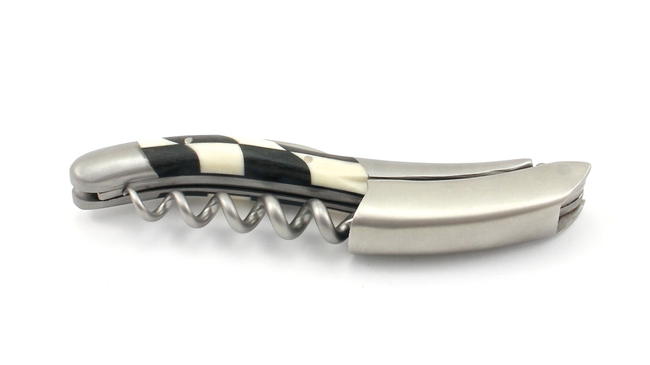 Laguiole en Aubrac Laguiole Sommelier knife Ebony/Bone Marqueterie
