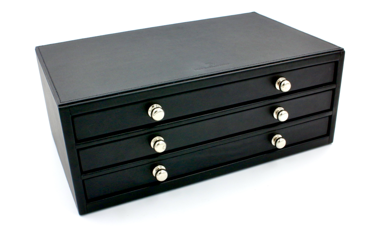 MAX CAPDEBARTHES leather casket for collectors 18 knives
