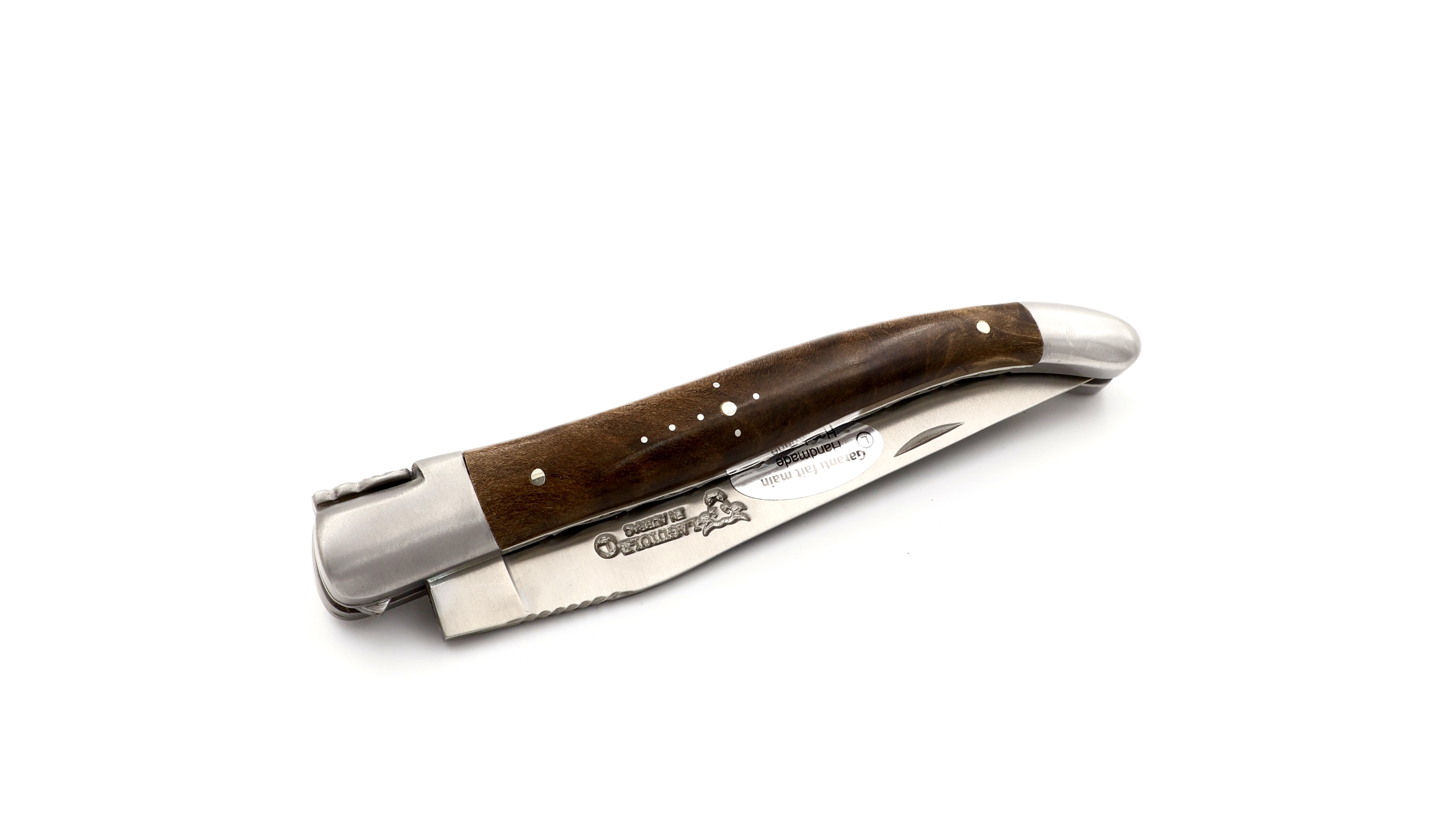 Laguiole en Aubrac Lorbeerholz Doppelplatine 12 cm