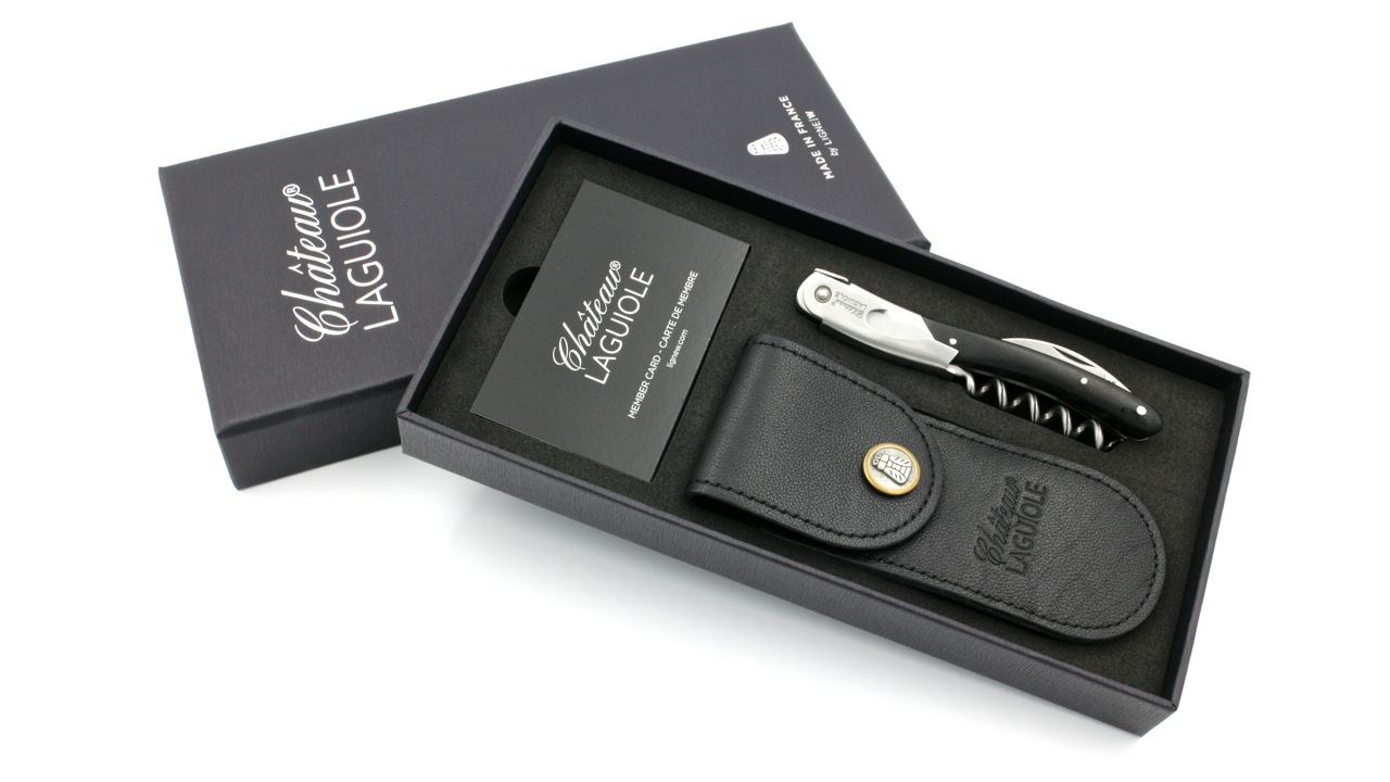 CLGCM003 Château Laguiole MELCHIOR Sommeliermesser Ebenholz