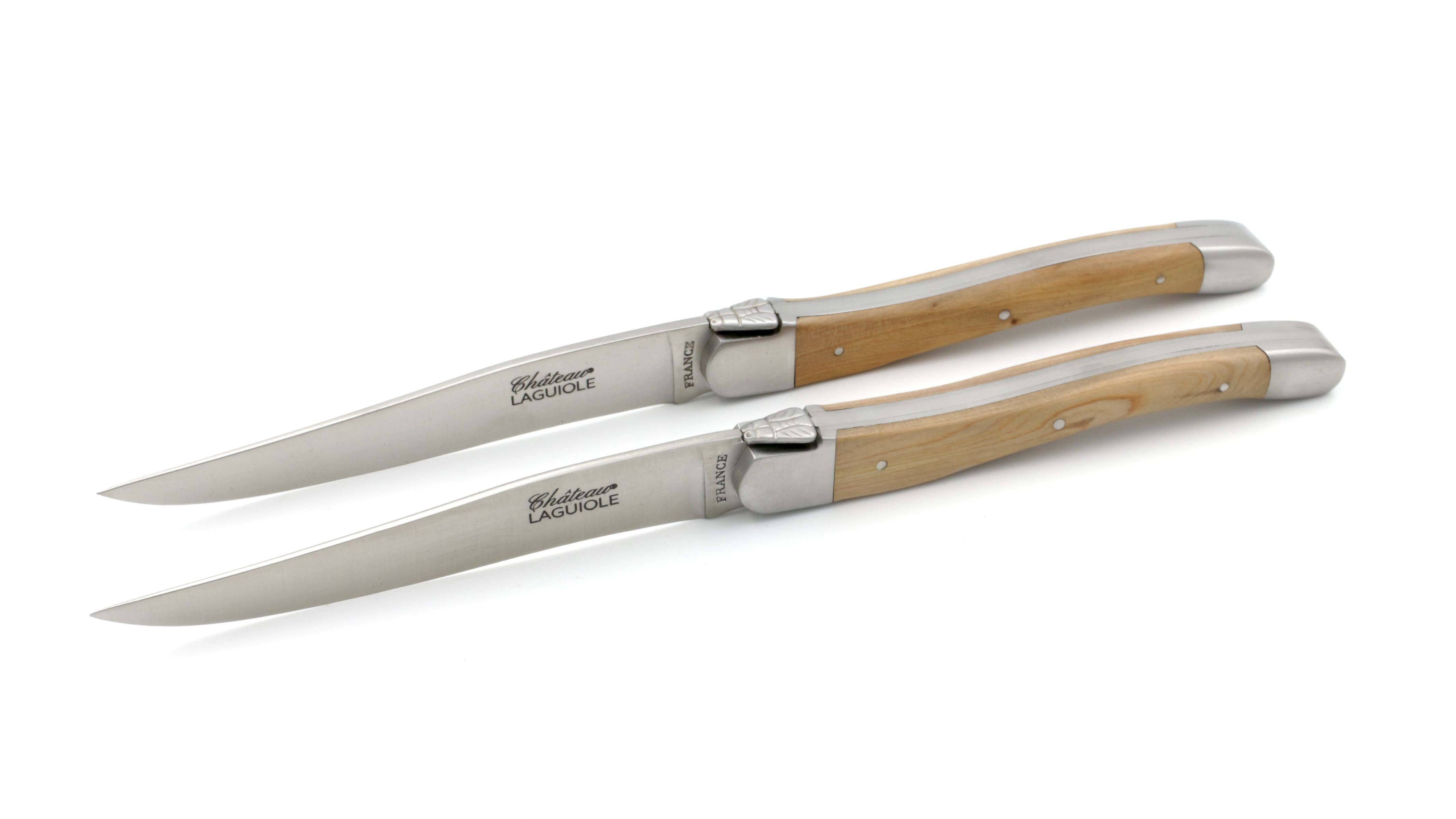 Château Laguiole Signature Steakknives juniper set of two