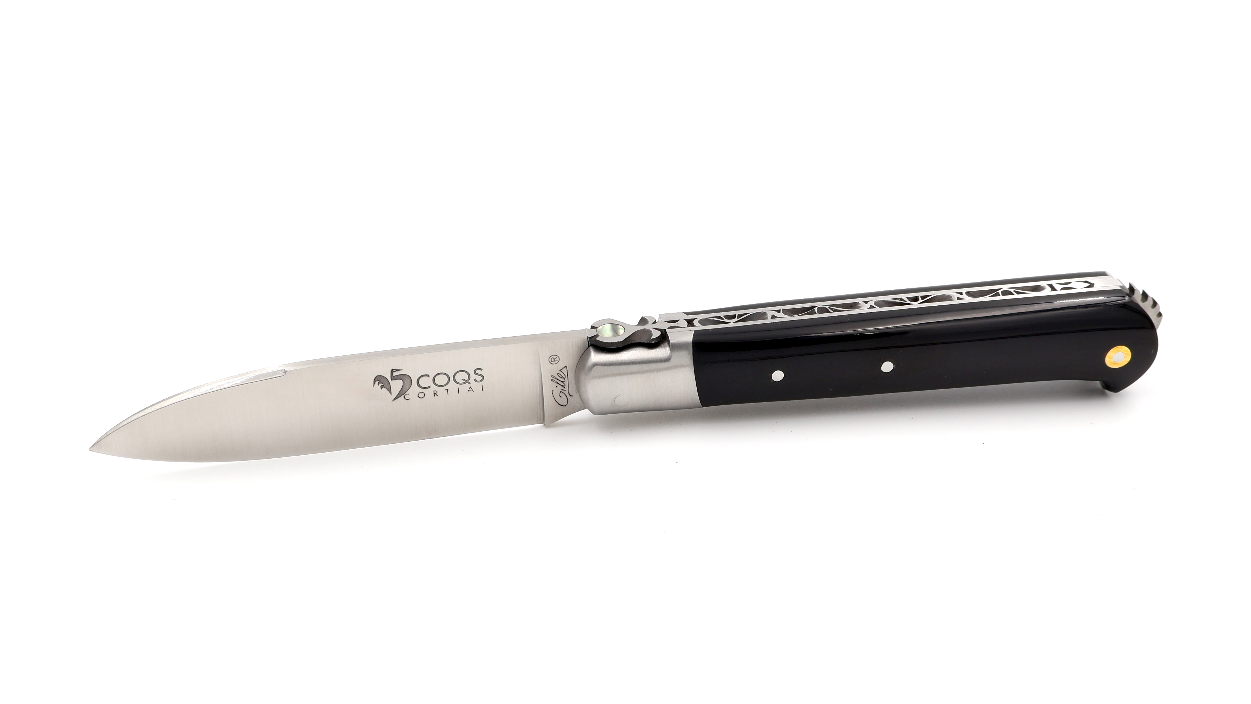 Fontenille Pataud 5 Coqs knife buffalo horn