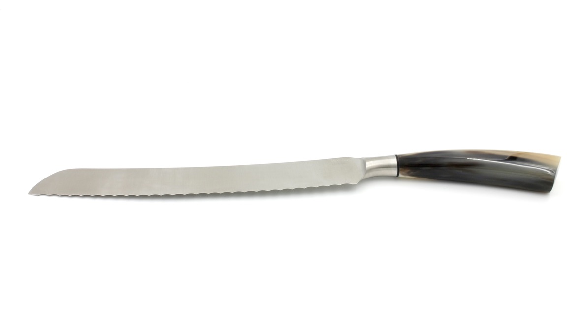 Saladini bread knife  horntip 23,5 cm 
