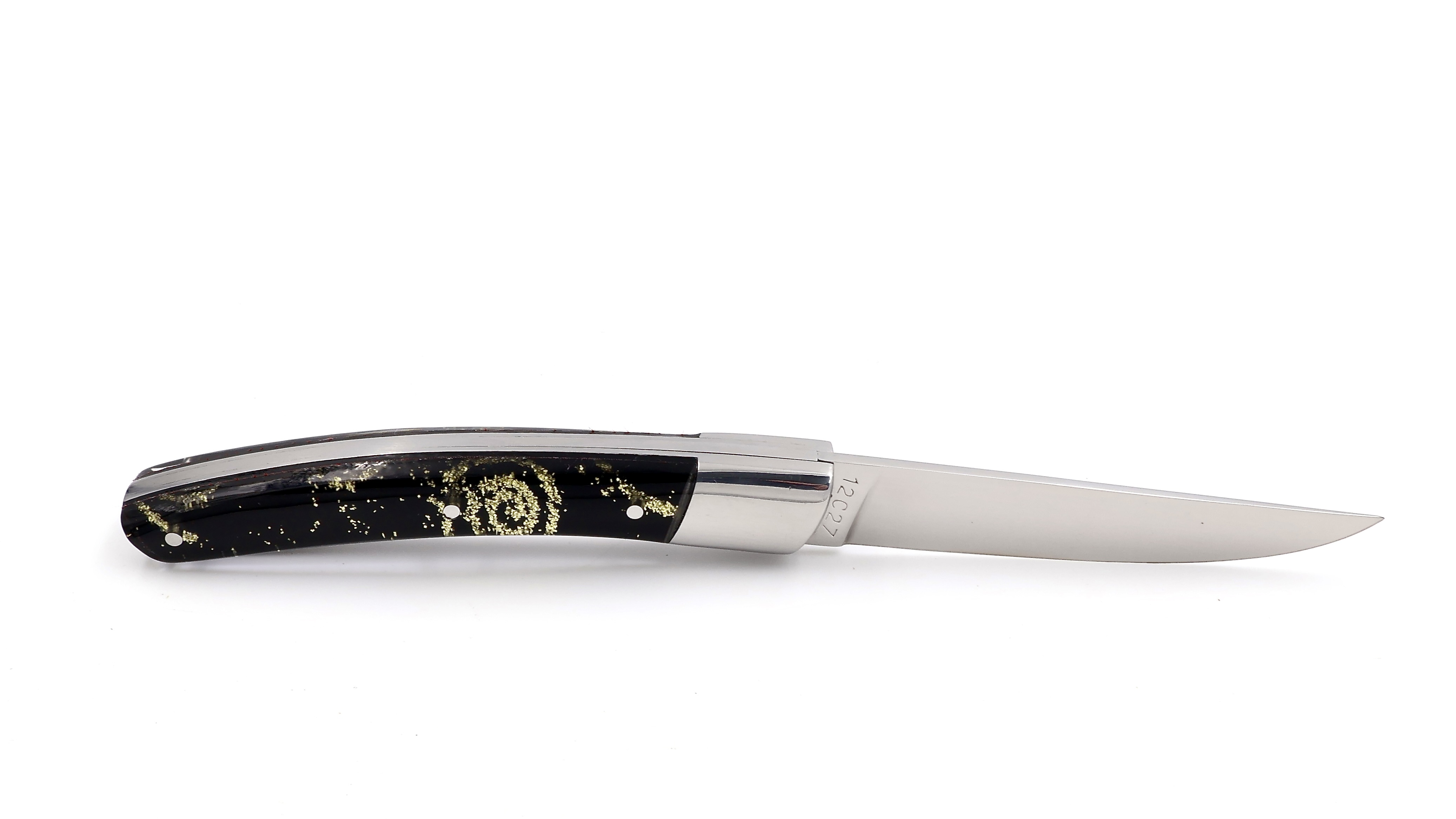 AU SABOT THIERS knife 10 cm pailettes