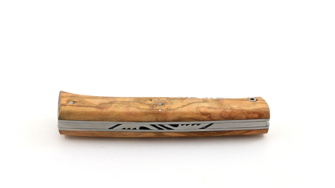 AU SABOT ALPIN snowflake olive wood full handle