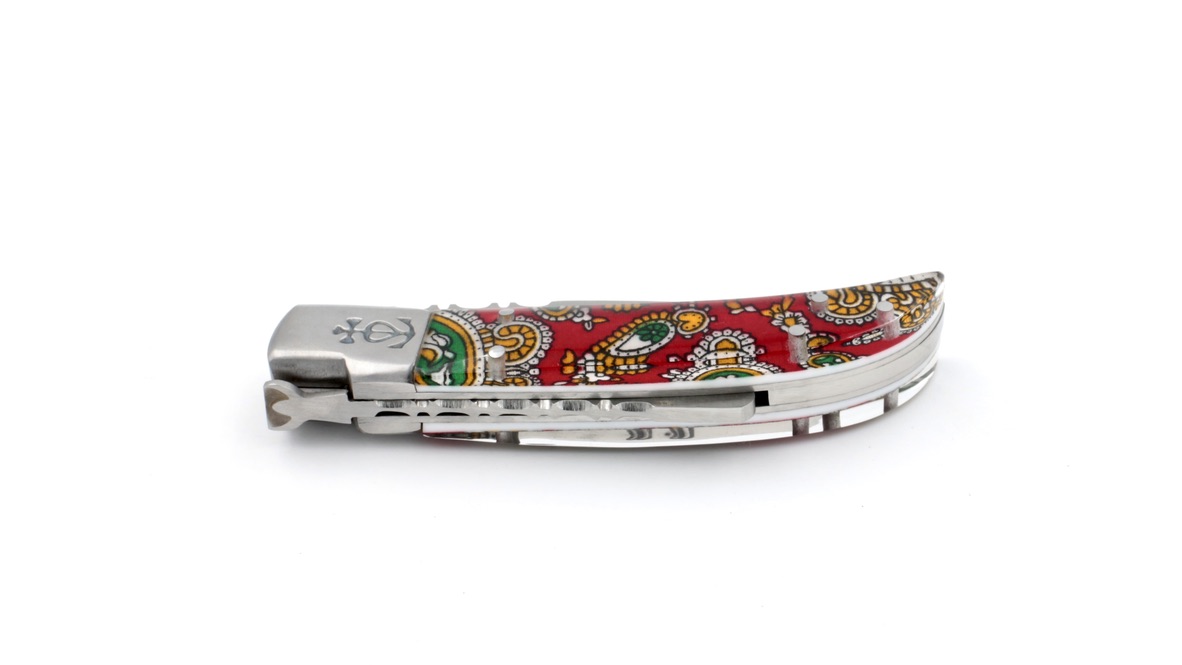 Le Camarguais knife Tissue Provencal 10 cm Le Camarguais knife Tissue Provencal 10 cm