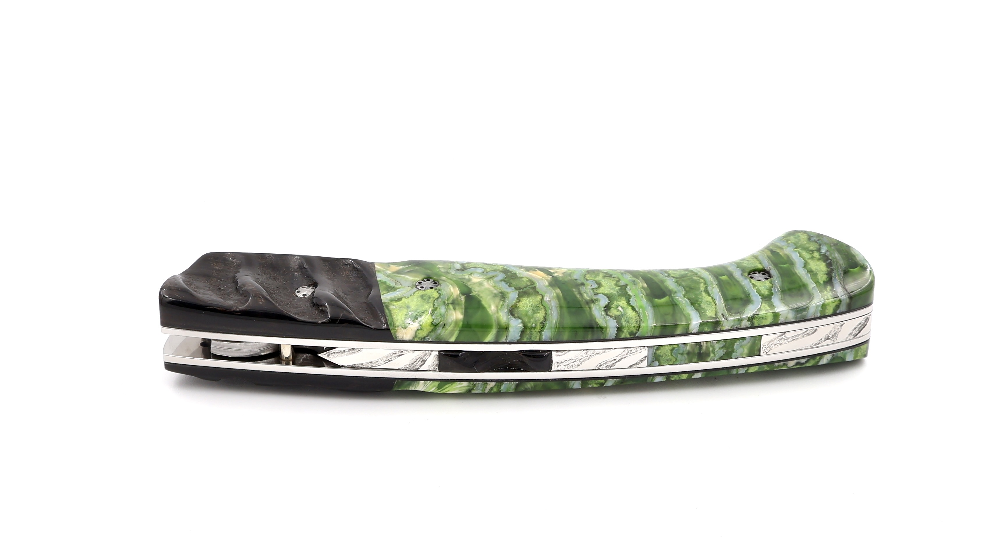 MANU LAPLACE 1515 Custom IMPALA Mammutbackenzahn Damastklinge