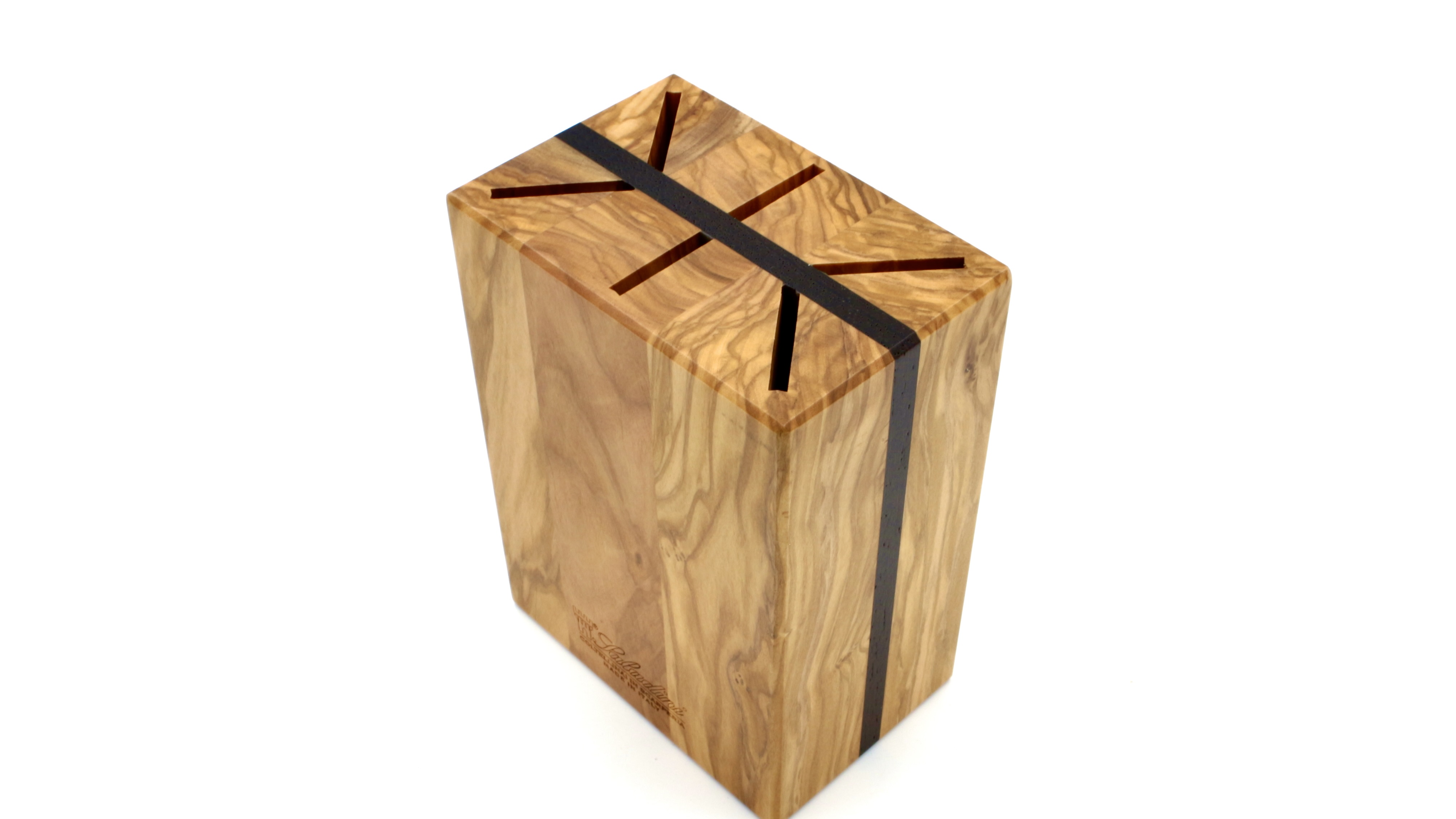Saladini Messerblock CUBO Rustico Olive
