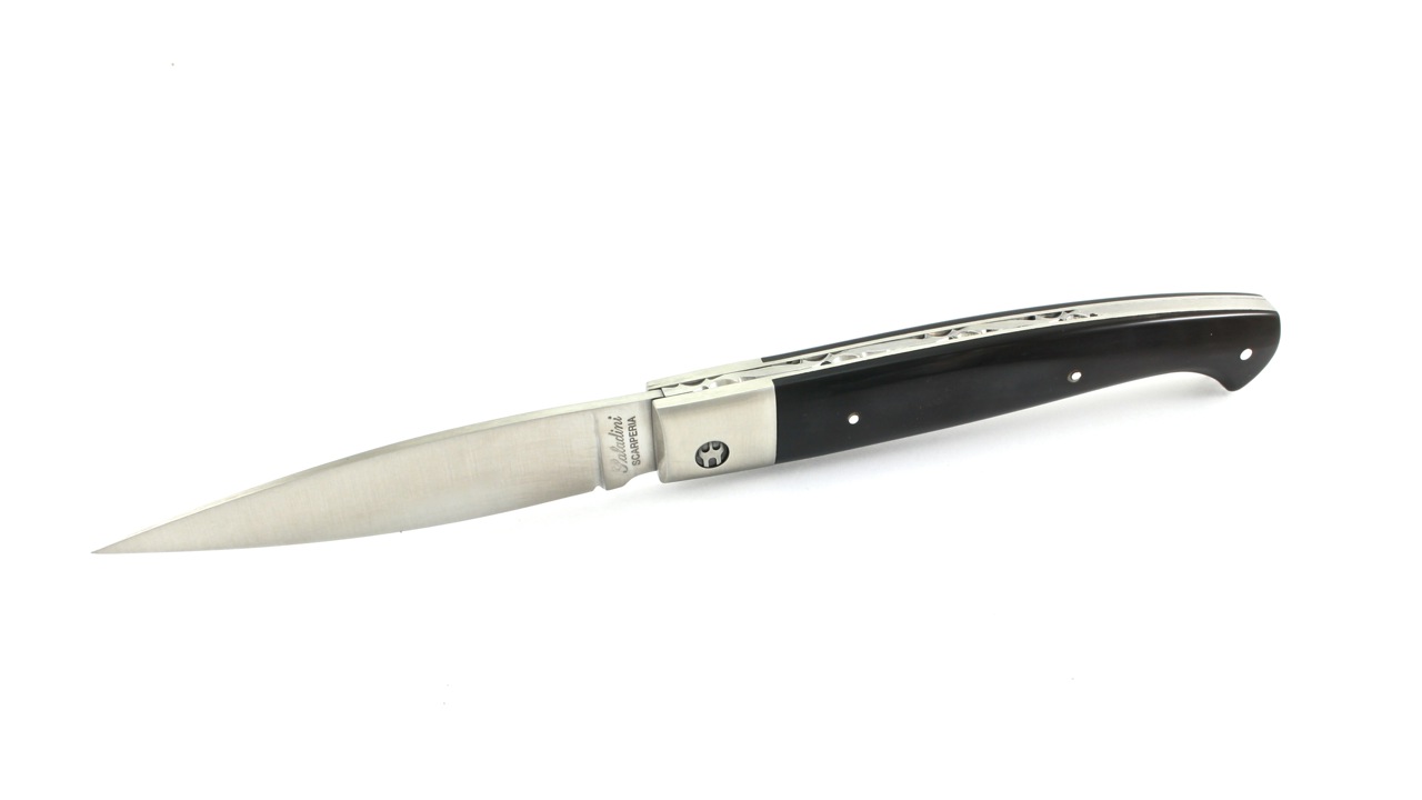Saladini knife PATTADA CON SODI buffalo horn
