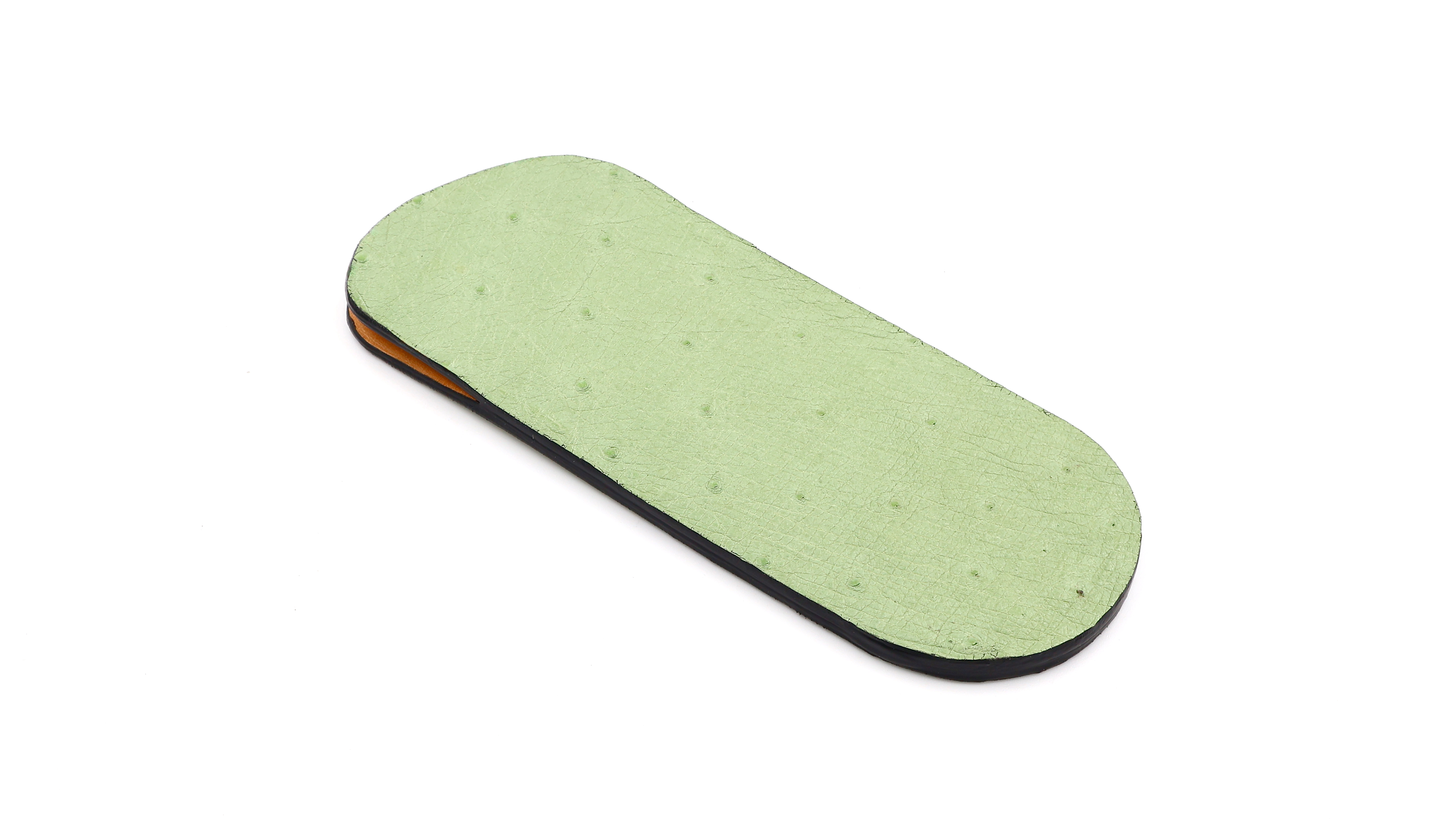 Atelier N°7 ostrich leather mint 14 cm