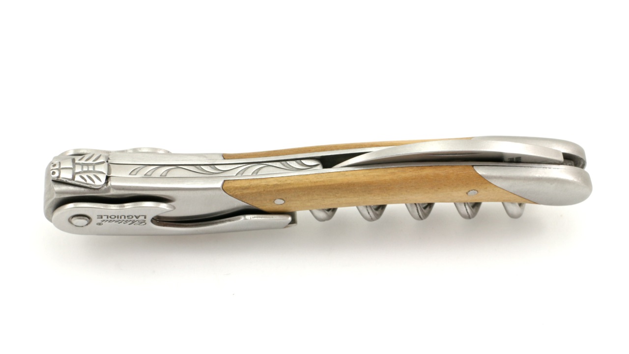 Château Laguiole wine opener GRAND CRU olive wood