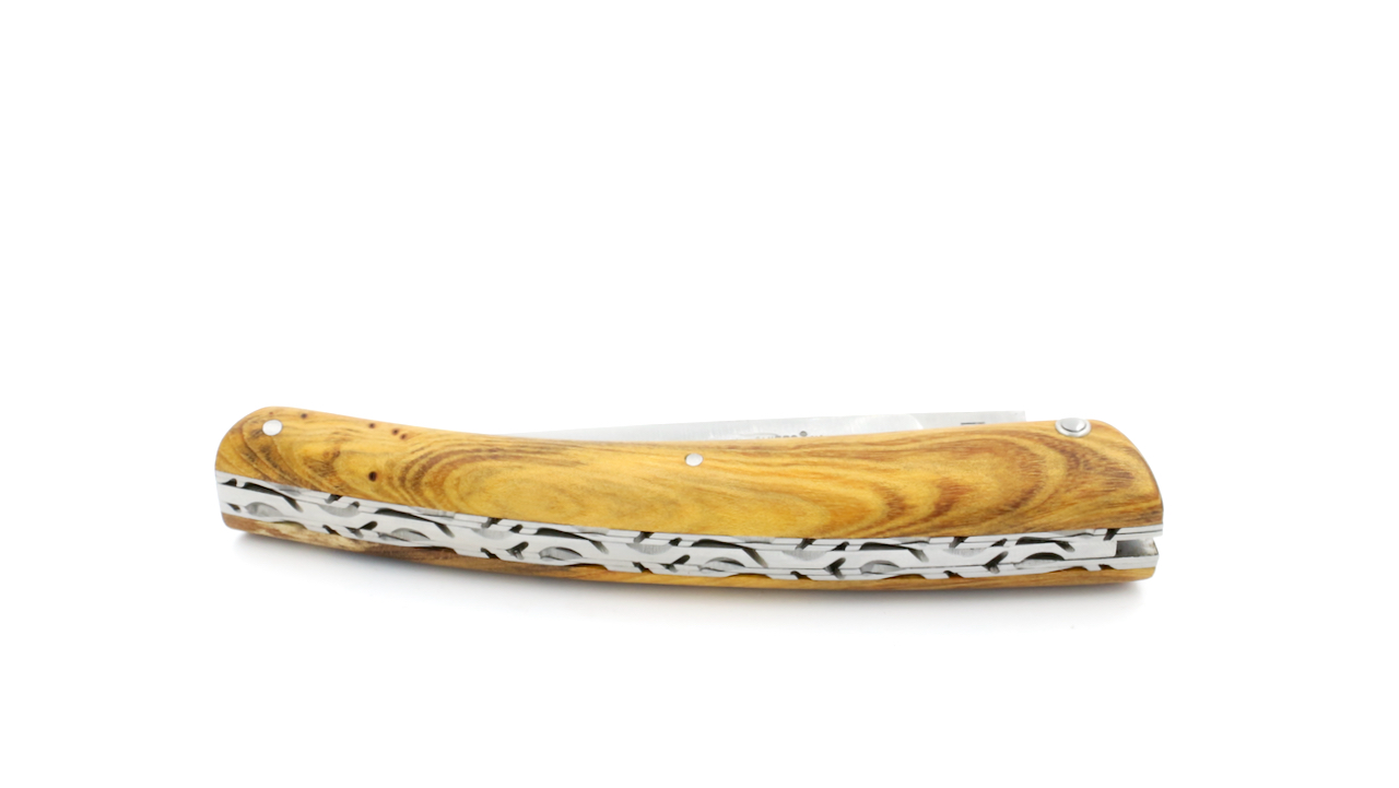 ARBALETE G. David  Thiers knife doubleplates pistachio