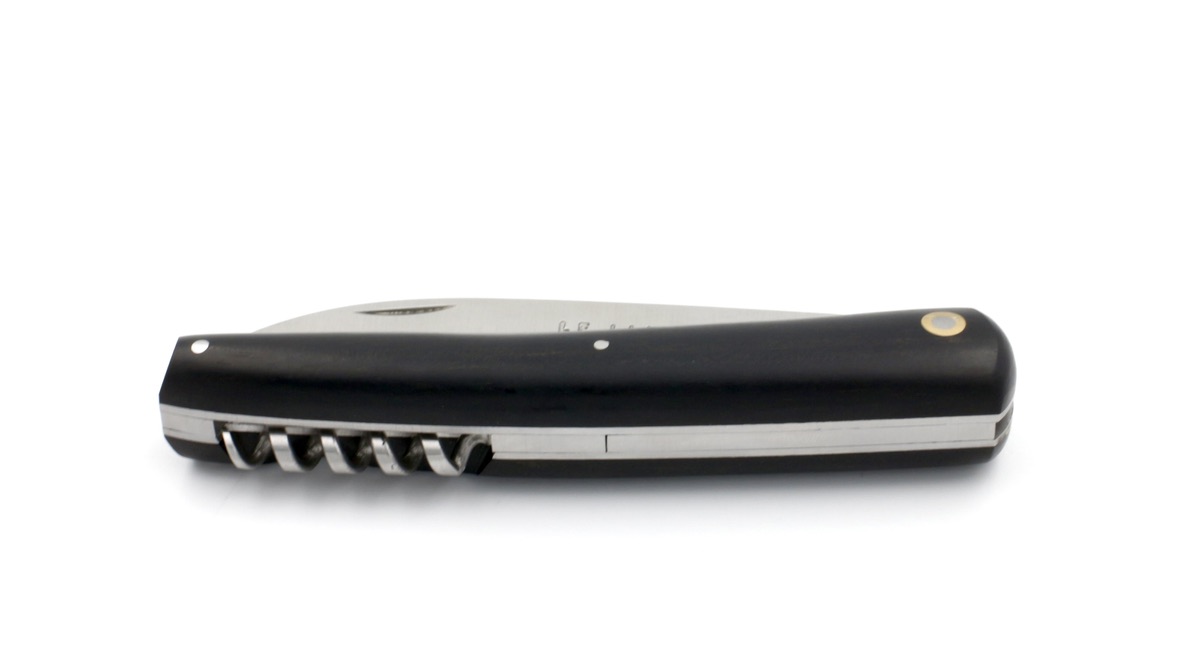 Liadou du Vallon® Winzermesser Ebenholz mit Korkenzieher 12 cm