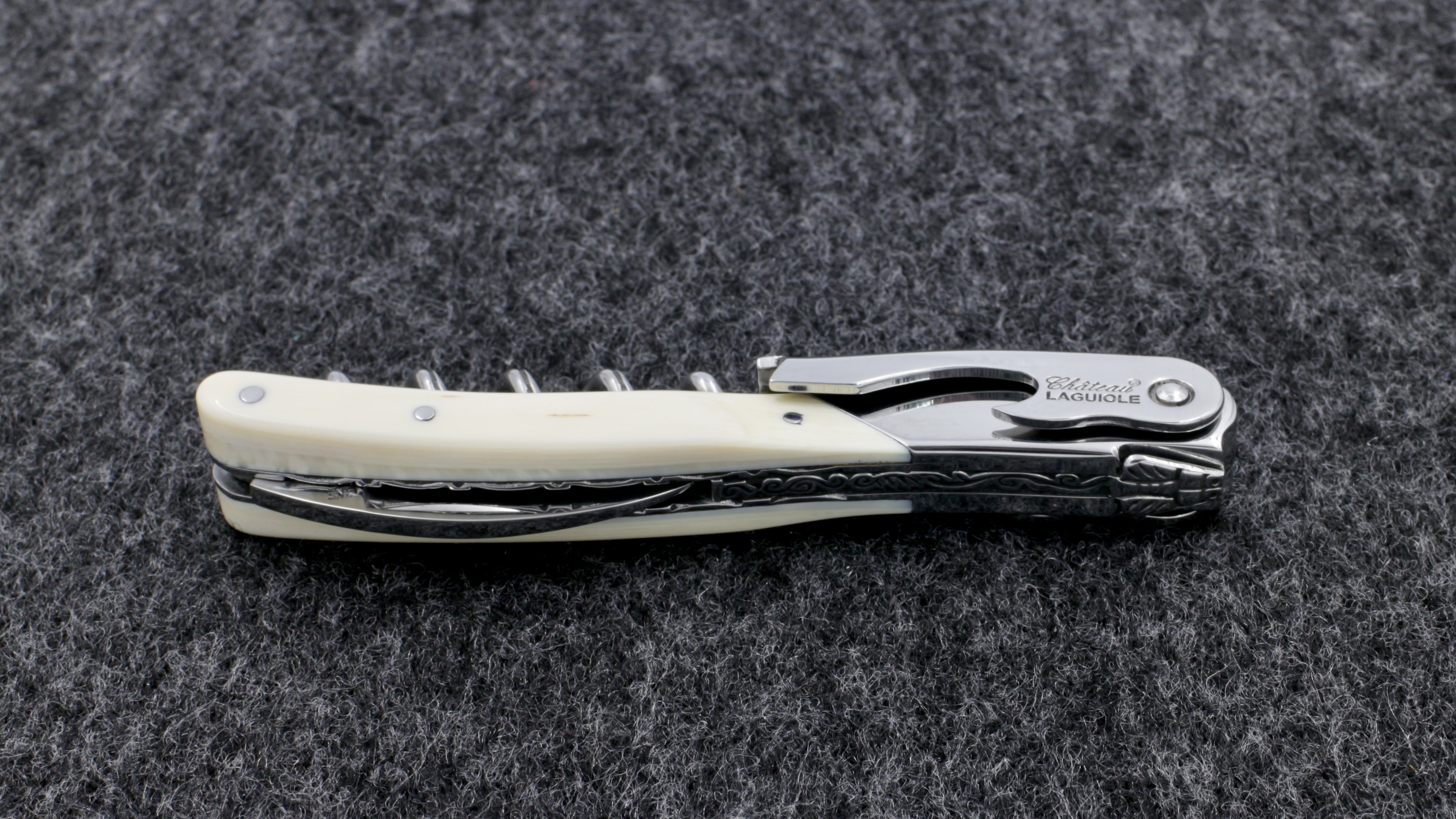 Château Laguiole wine opener exclusive edition mammoth ivory 