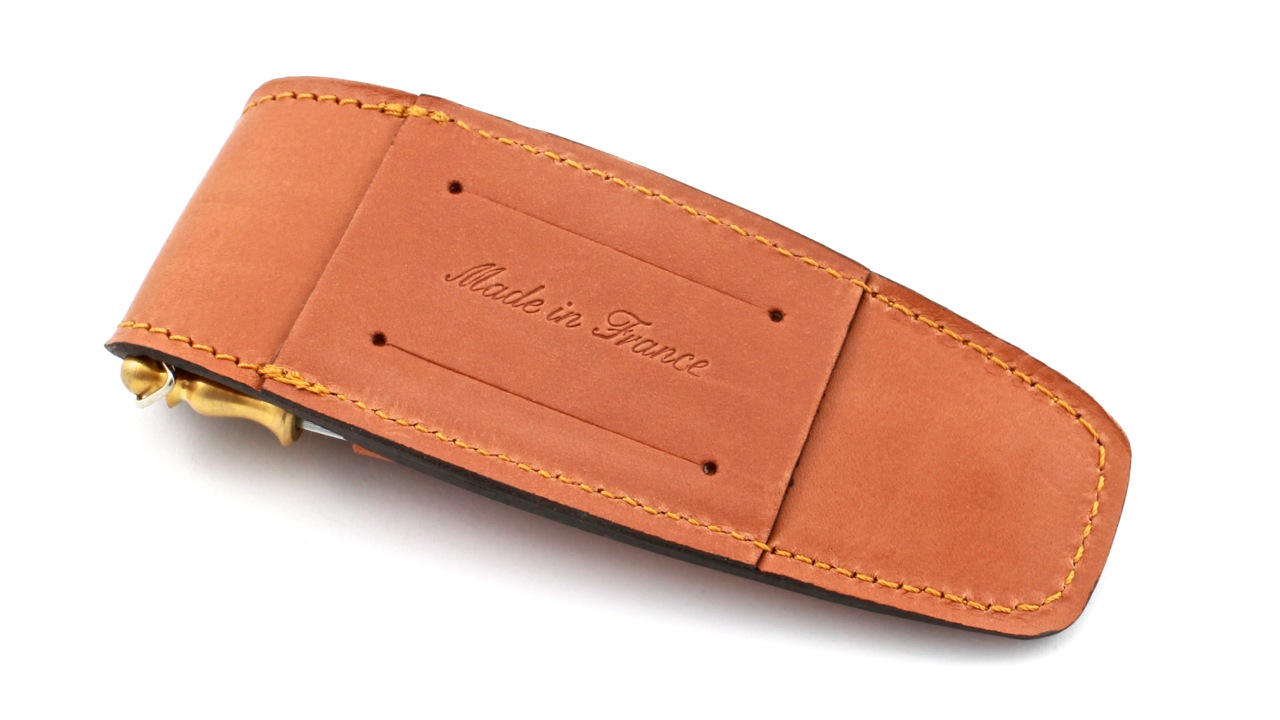 LAGUIOLE en Aubrac MAYA Fusil Laguiole Etui 12 cm Leder mit Schärfer