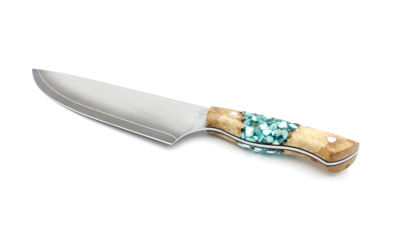 KLEOS chefknife CLASSIQUE Hybride wood Suminagashi VG10