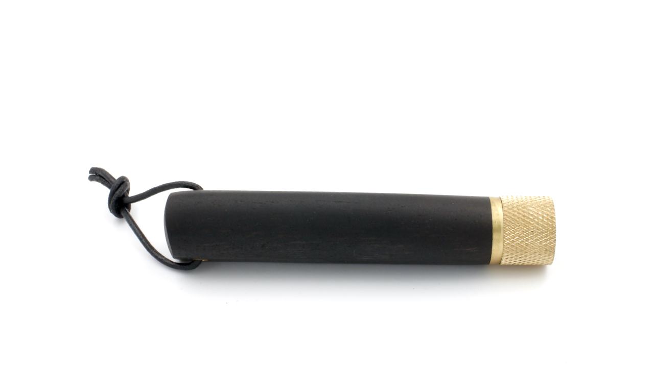 JOSÉ DA CRUZ folding knife Luxurious ebony PVD blade