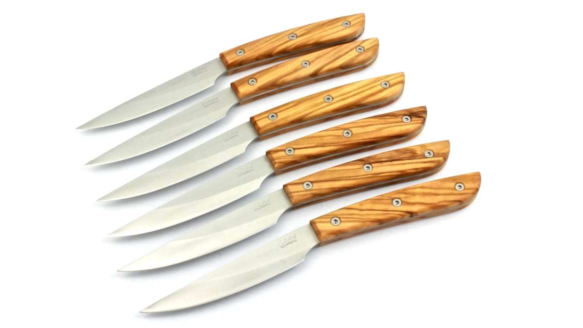 Saladini Steakmesser-Set 6-tlg. Sliced Olive