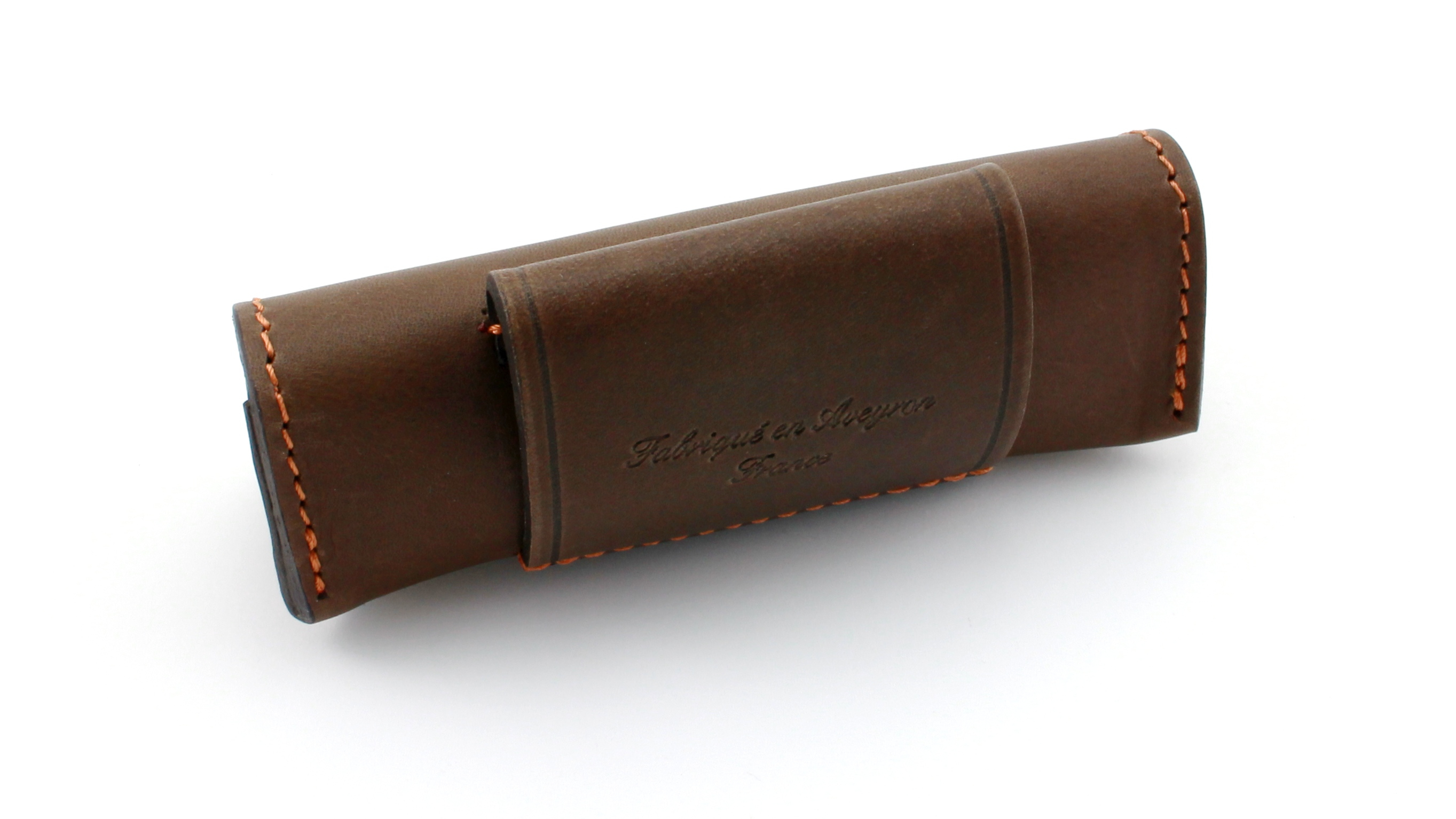 MAX CAPDEBARTHES leather sheath PROVENCAL 10 to 13 cm knives