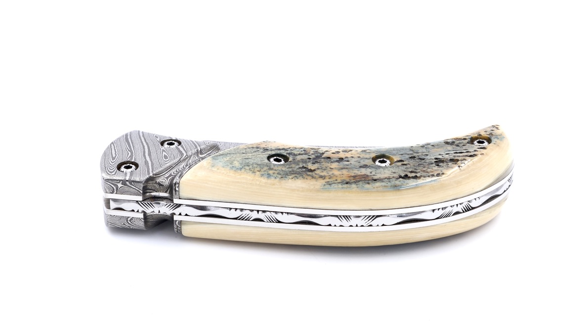 Coutellerie du Lotus Mammutkruste Explosions Damast 11 cm