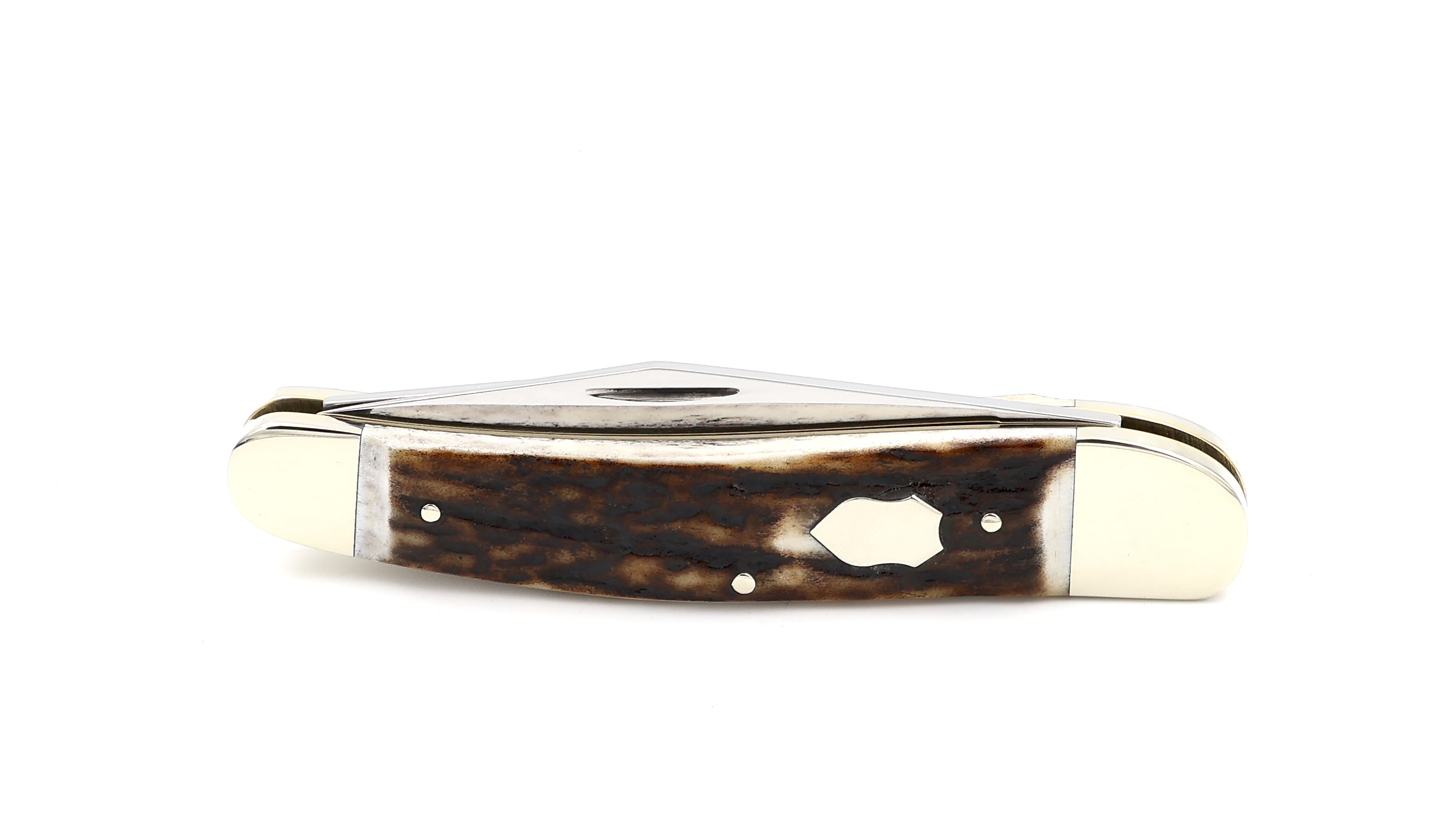 Hartkopf Taschenmesser Hirschhorn mit Kapselheber 