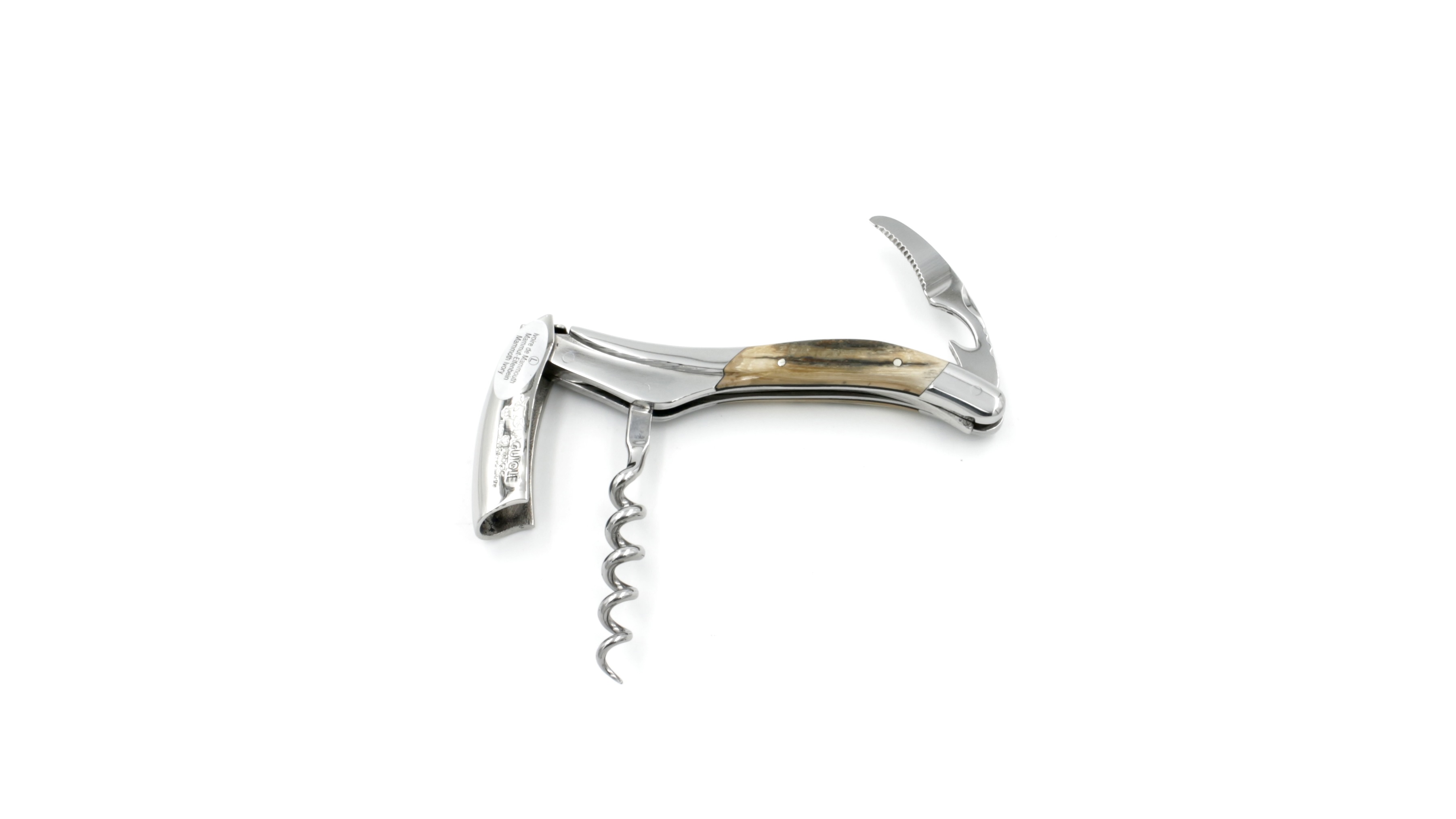 Laguiole en Aubrac Laguiole Sommelier knife Mammout croute