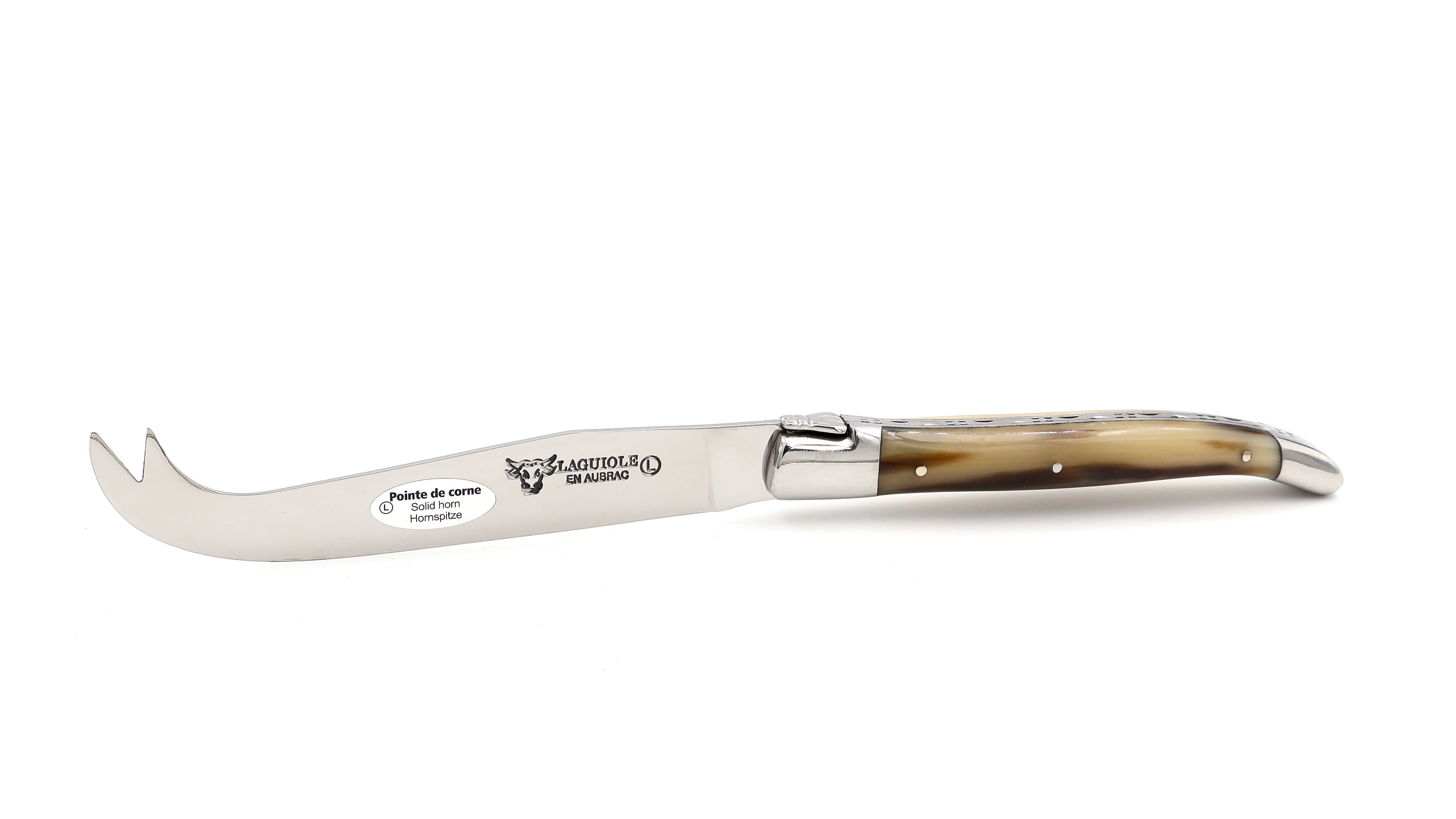 Laguiole en Aubrac cheese knife buffalohorn