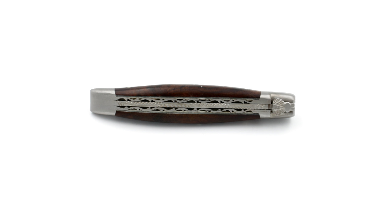 IMG_4398 Laguiole en Aubrac doubleplate knife Ironwood 12 cm