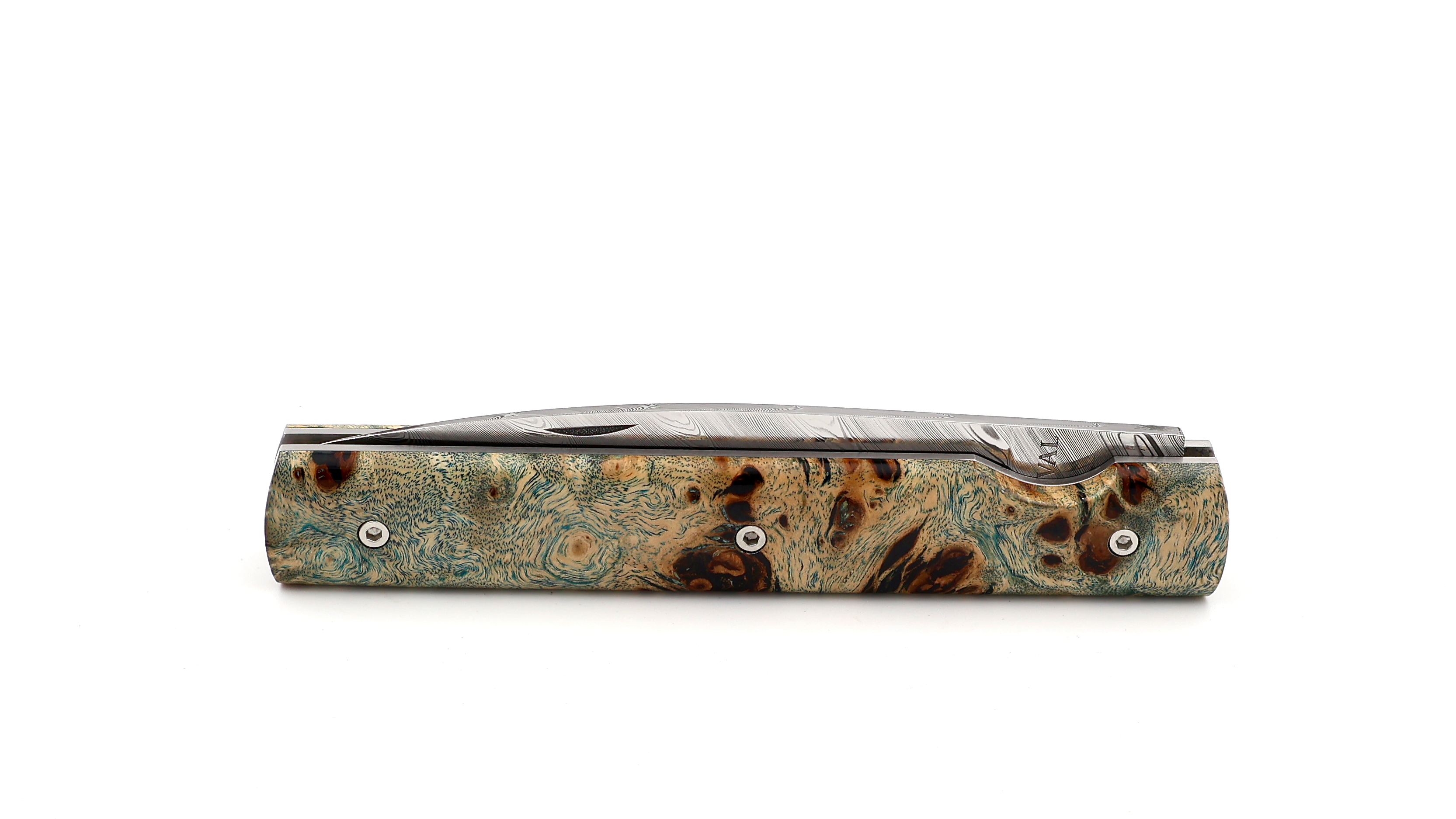PERCEVAL Le Francais special edition damascus poplar burlwood