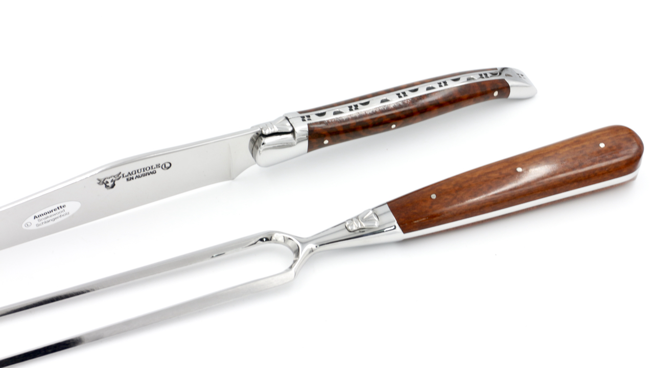 Laguiole en Aubrac Tranchier-Besteck CHEF Amourette 2-teilig